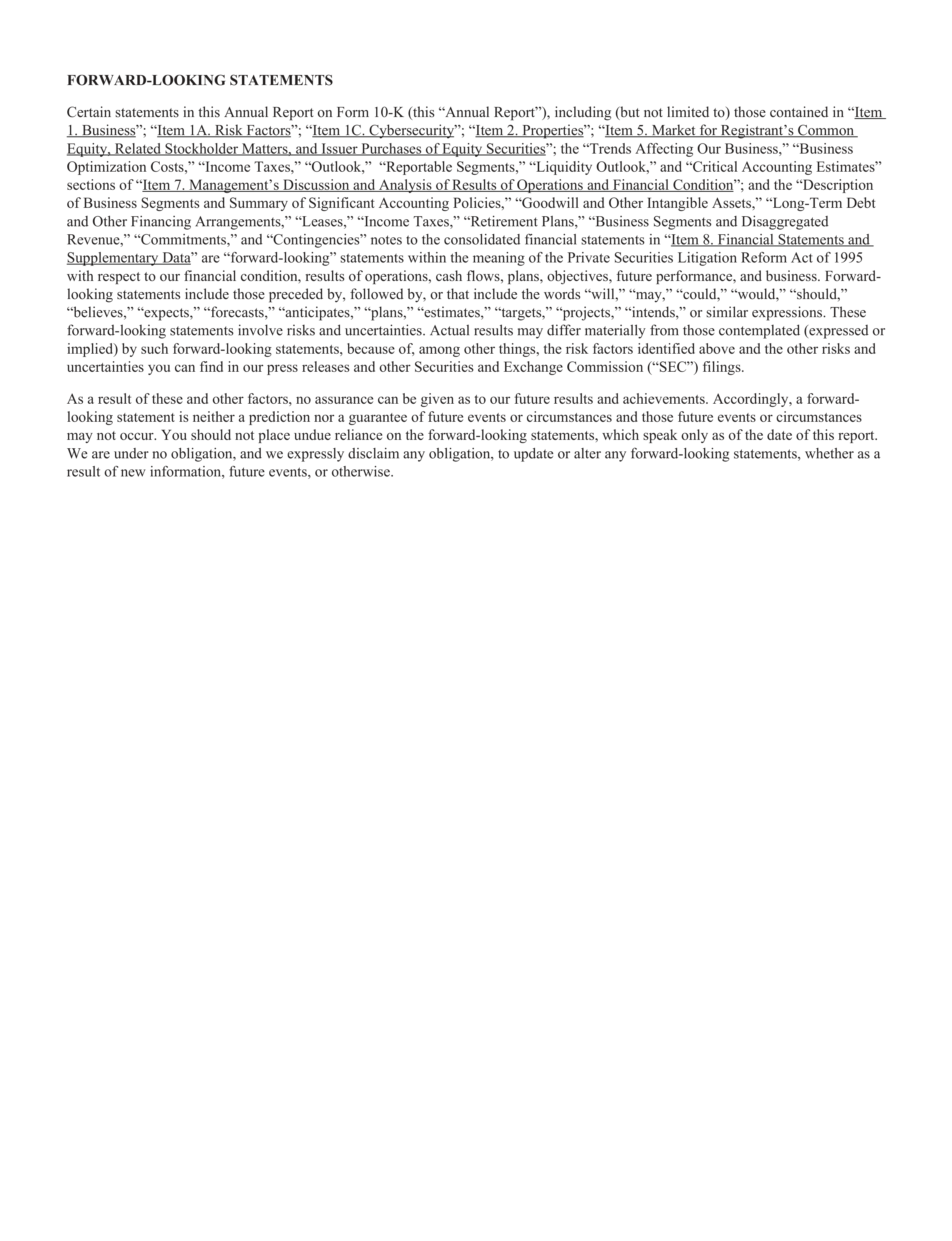 FedEx Annual Report — page 7