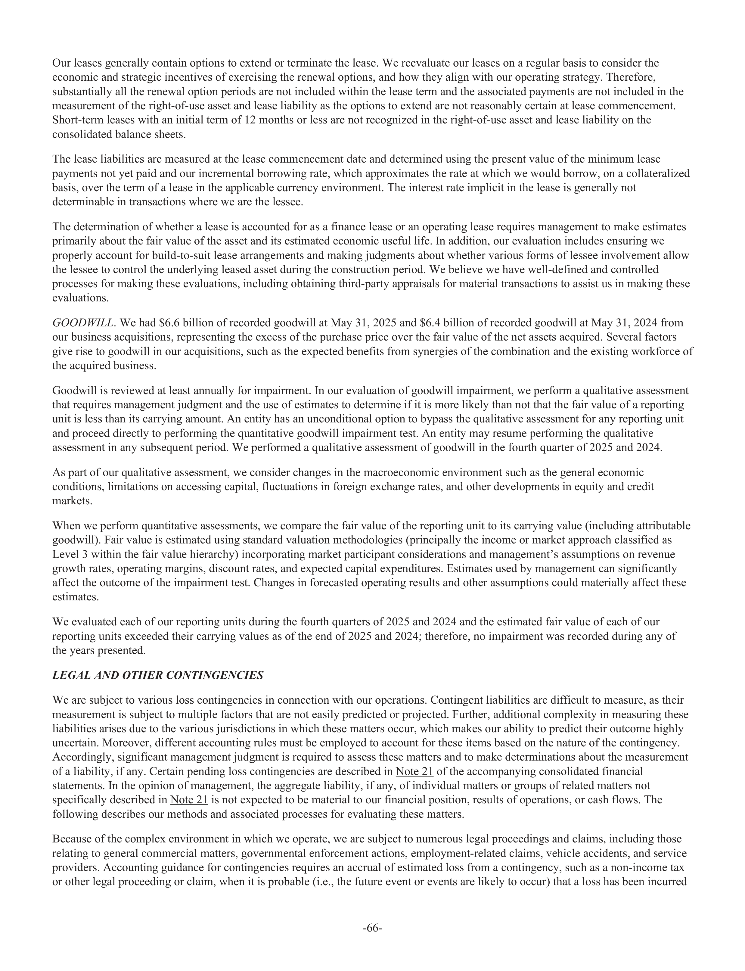 FedEx Annual Report — page 74