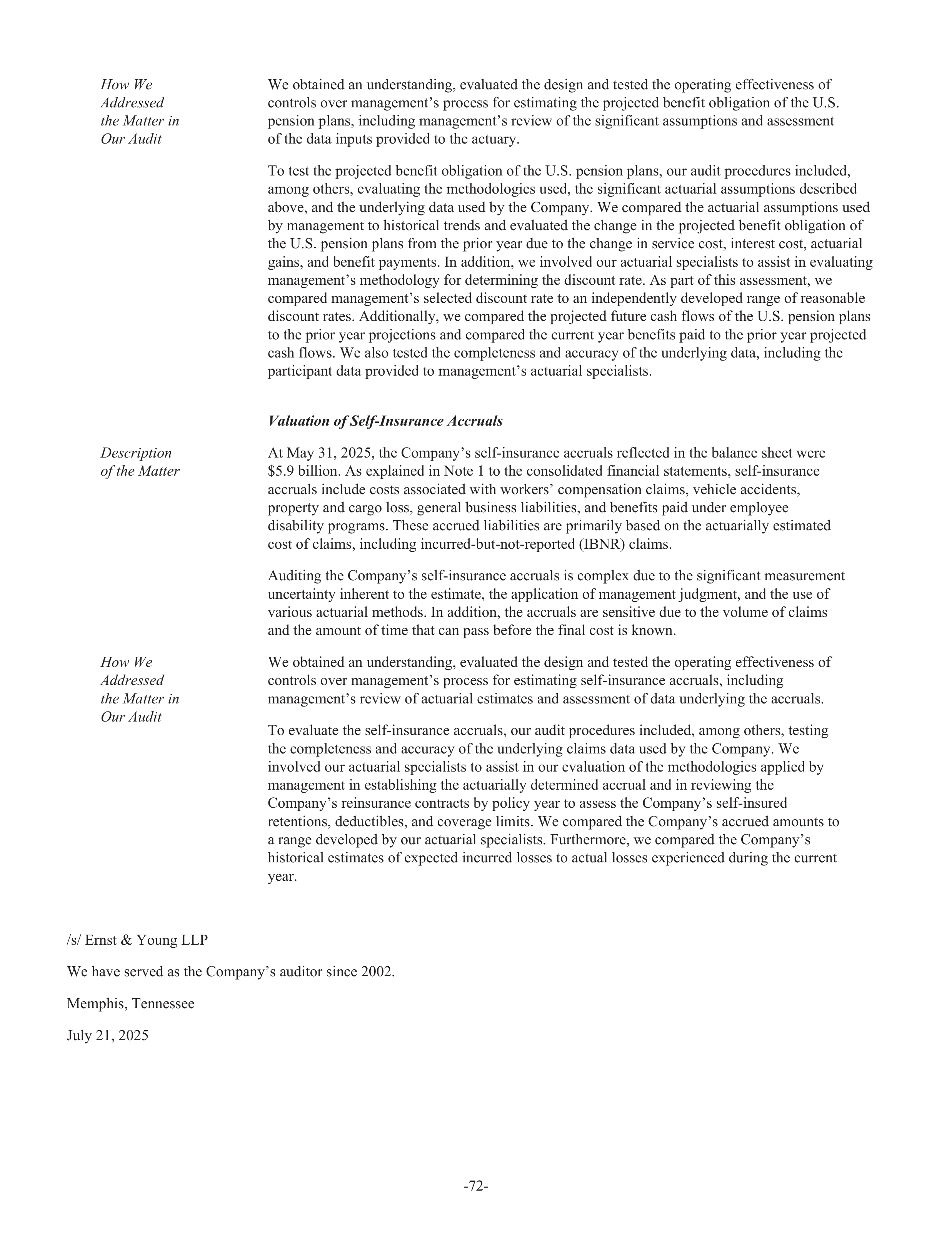 FedEx Annual Report — page 80