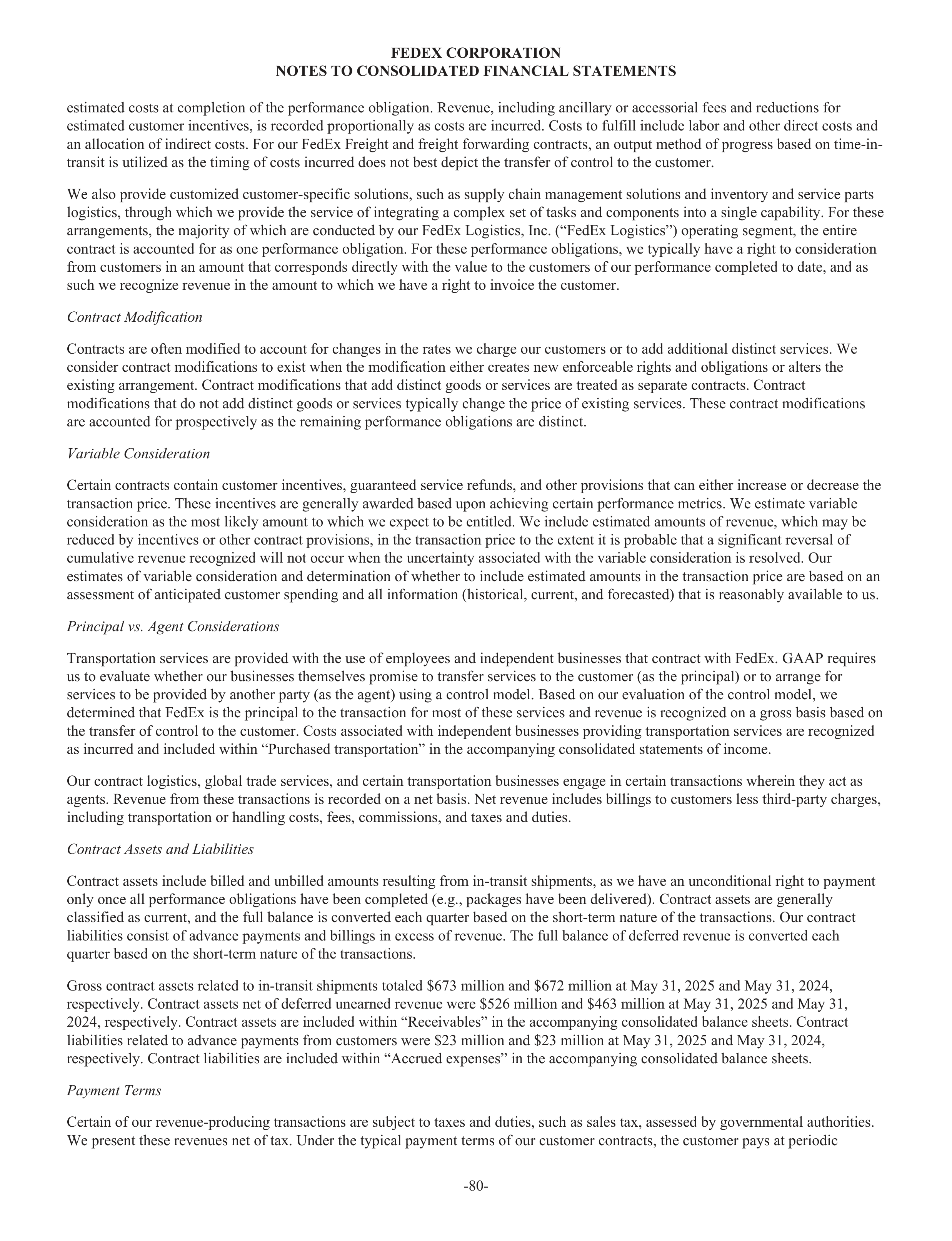FedEx Annual Report — page 88