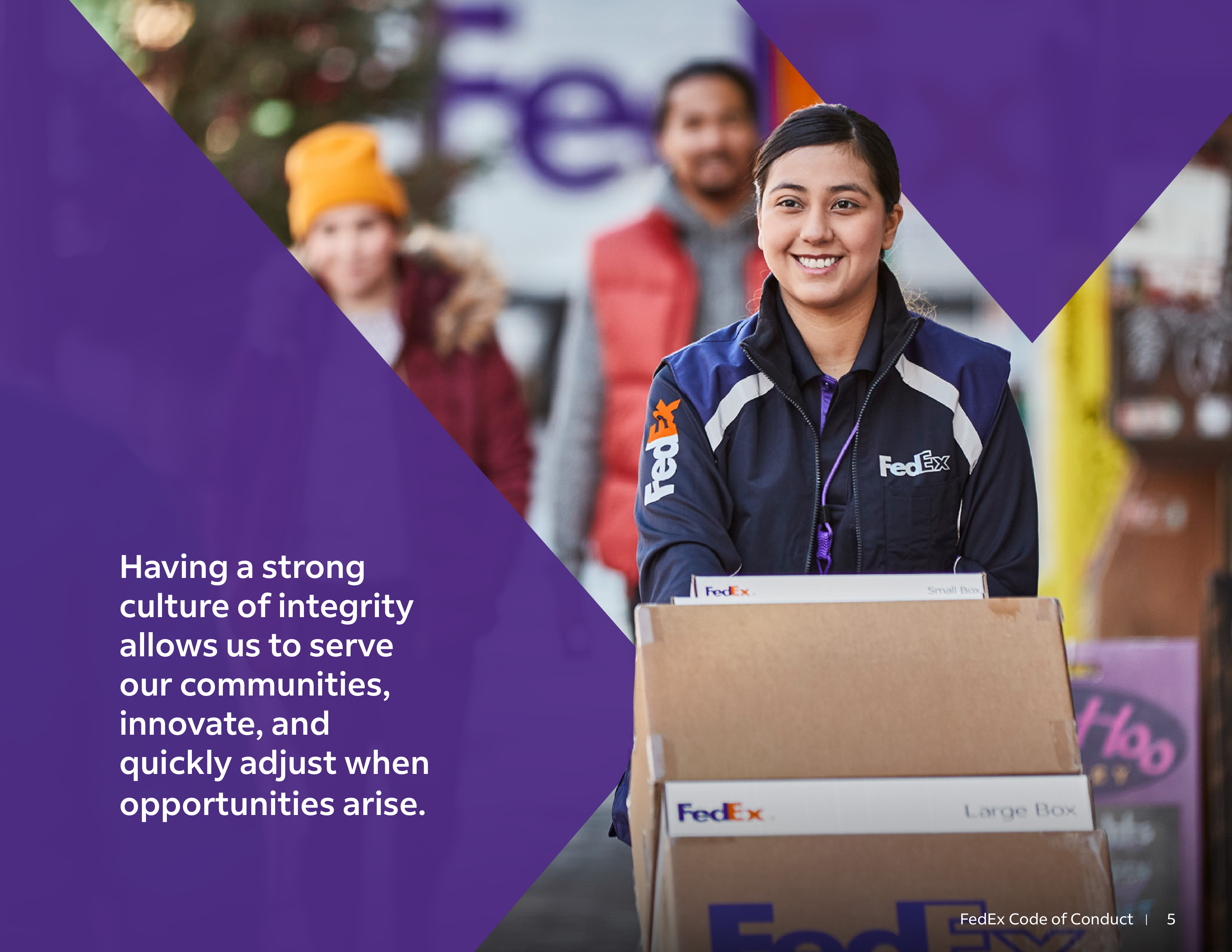 FedEx Code of Conduct Handbook — page 5