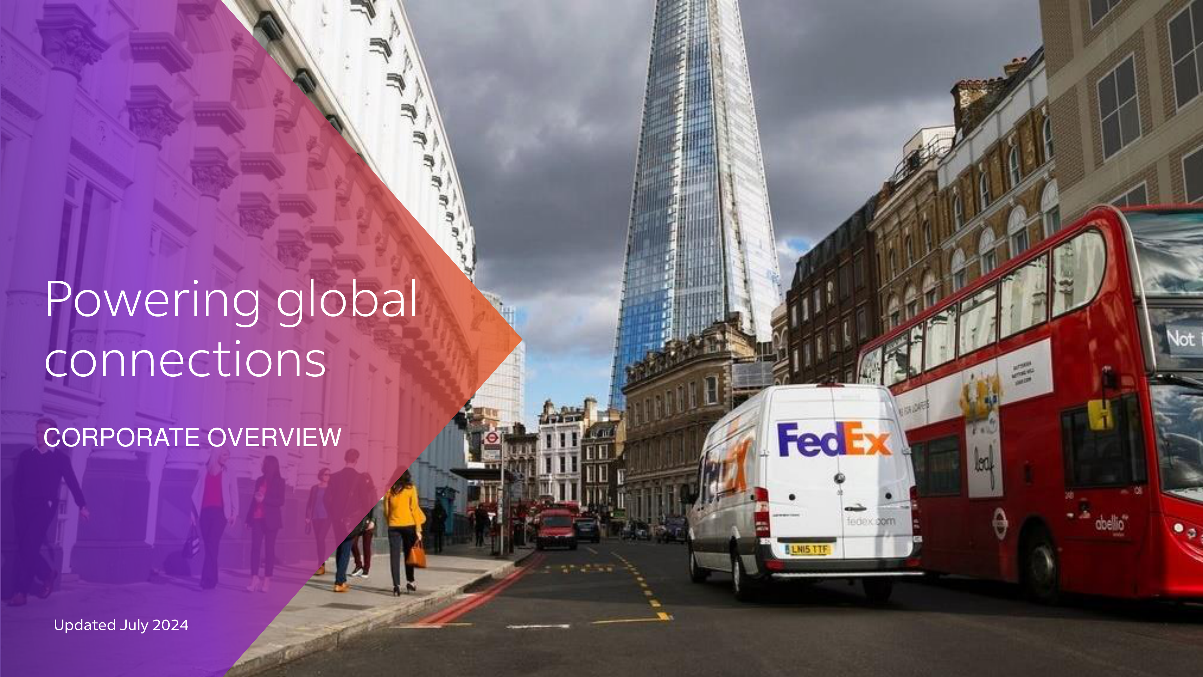 FedEx Corporate Overview Brochure — page 1