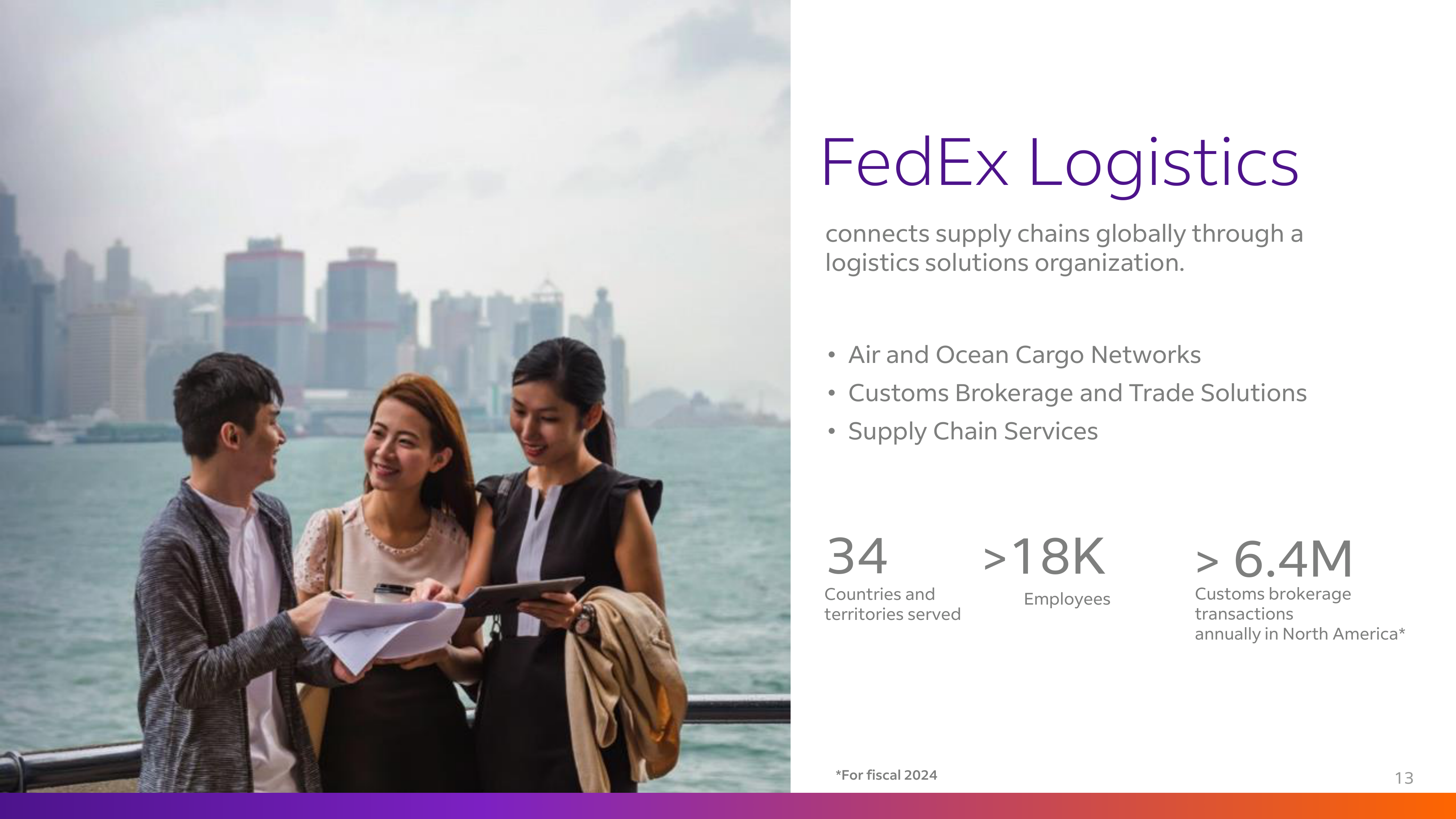FedEx Corporate Overview Brochure — page 13
