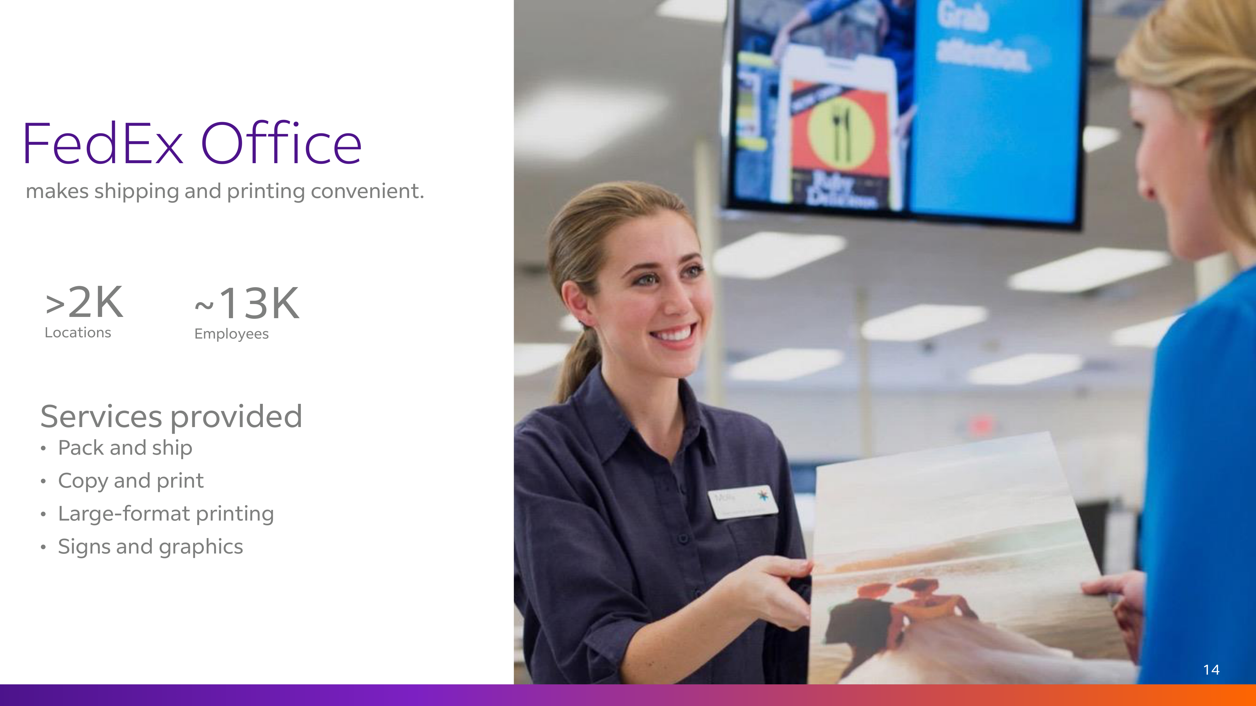 FedEx Corporate Overview Brochure — page 14