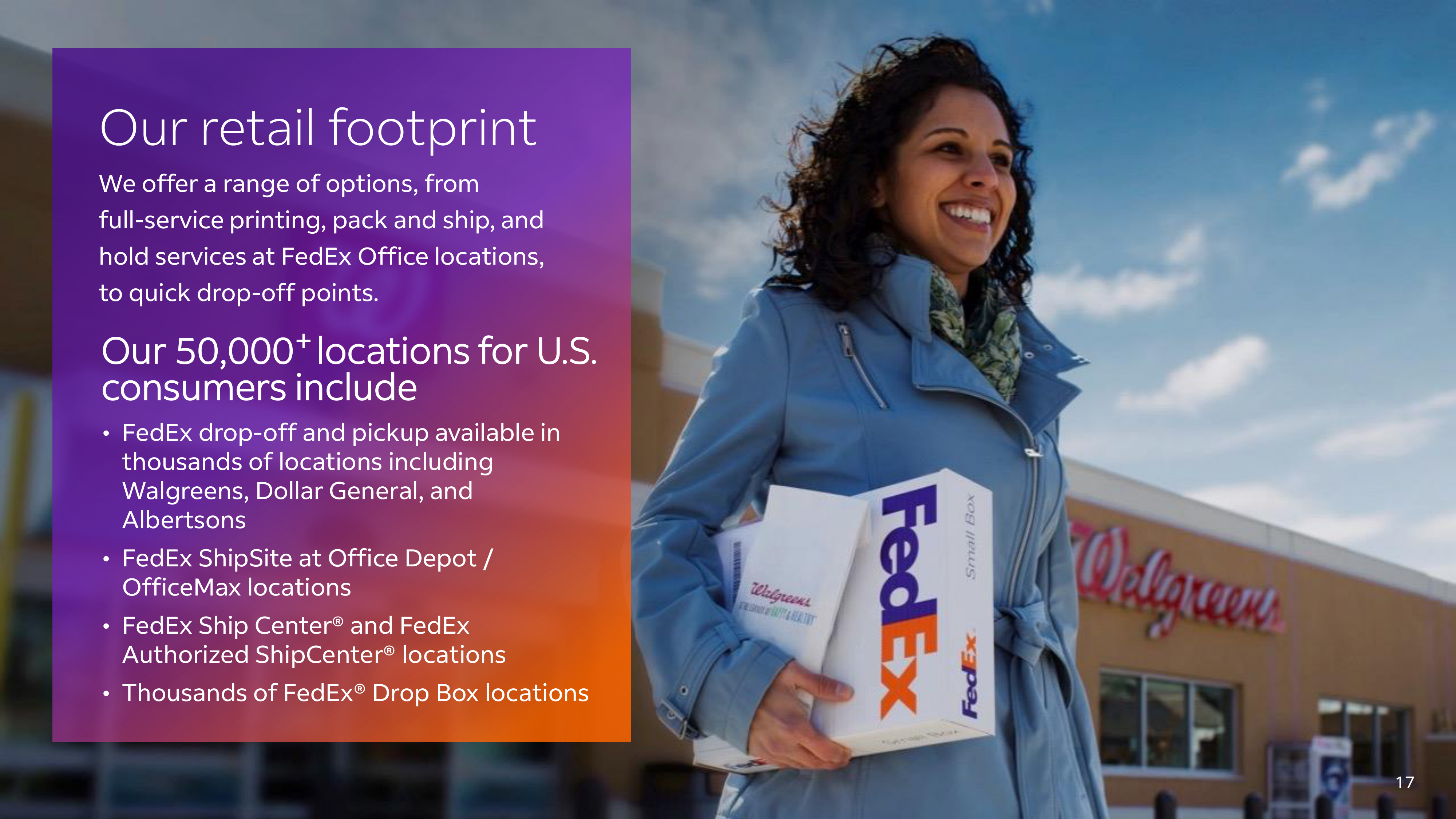 FedEx Corporate Overview Brochure — page 17