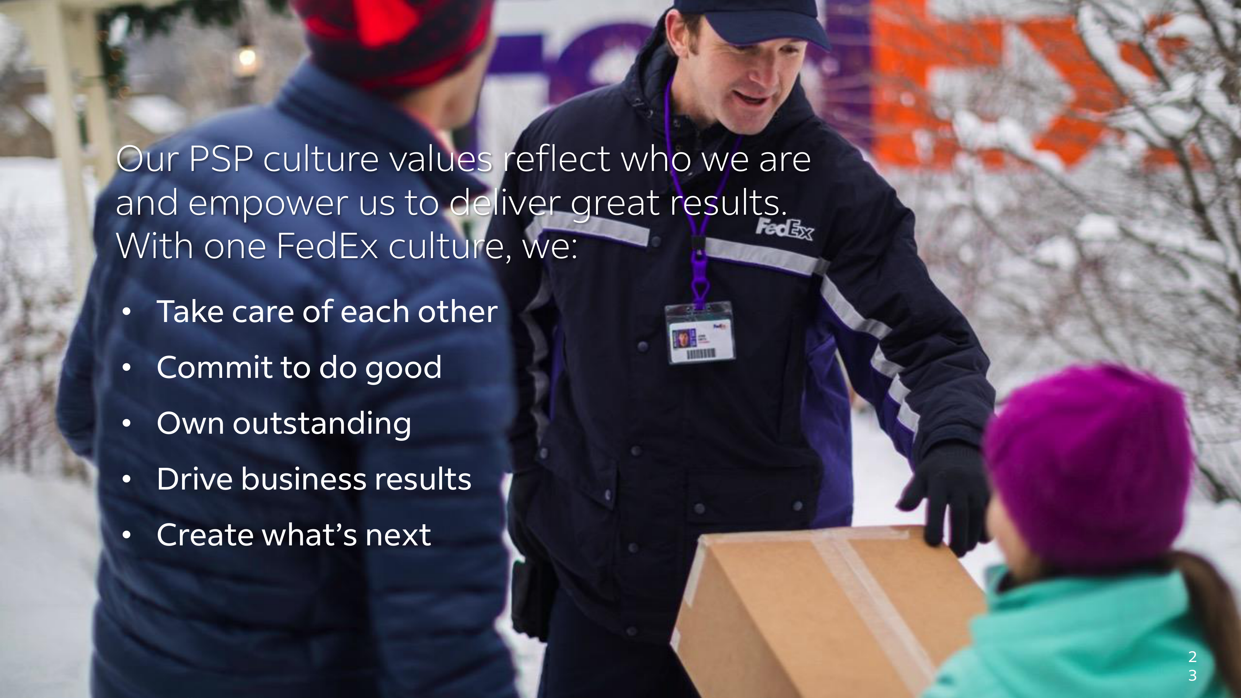 FedEx Corporate Overview Brochure — page 23