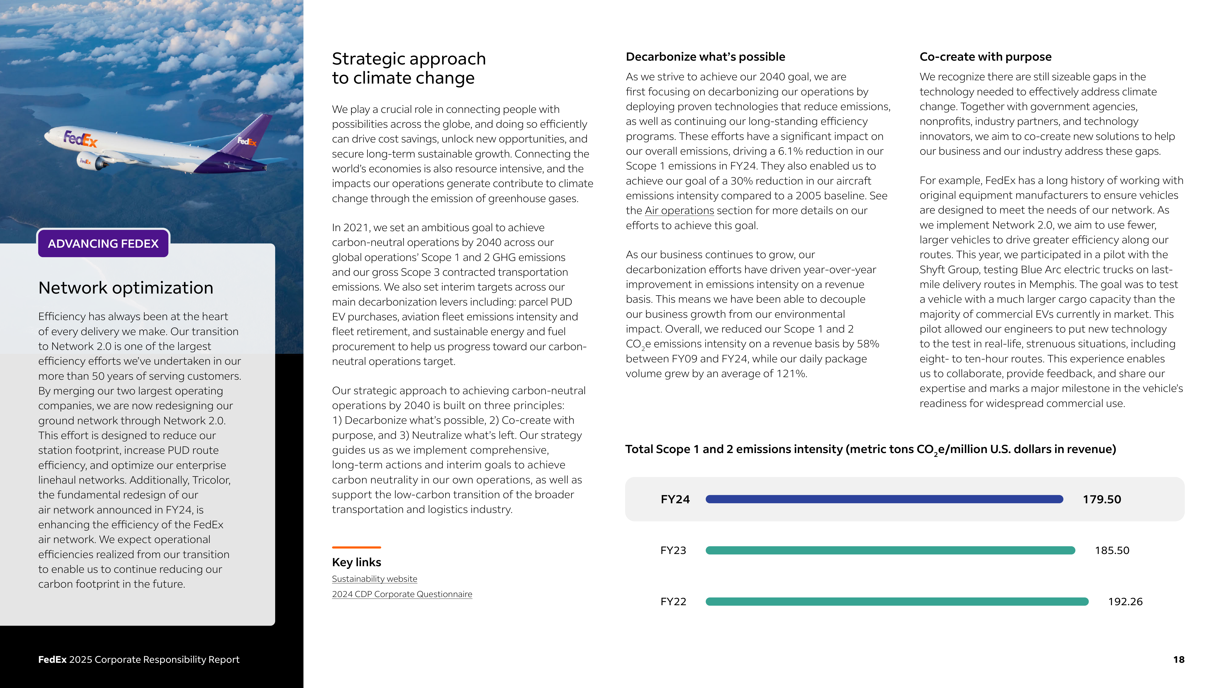 FedEx Corporate Responsibility Report — page 18