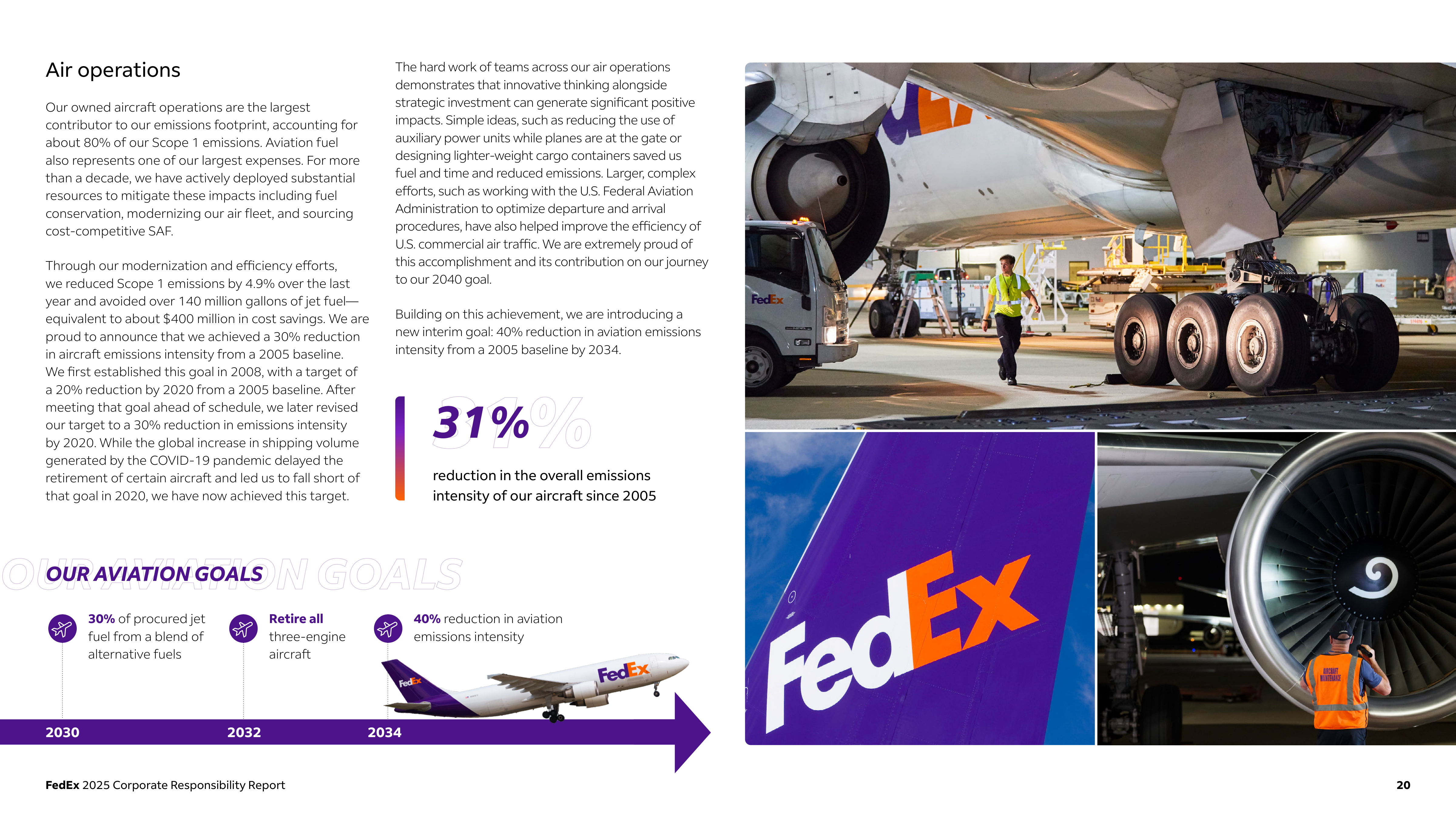 FedEx Corporate Responsibility Report — page 20