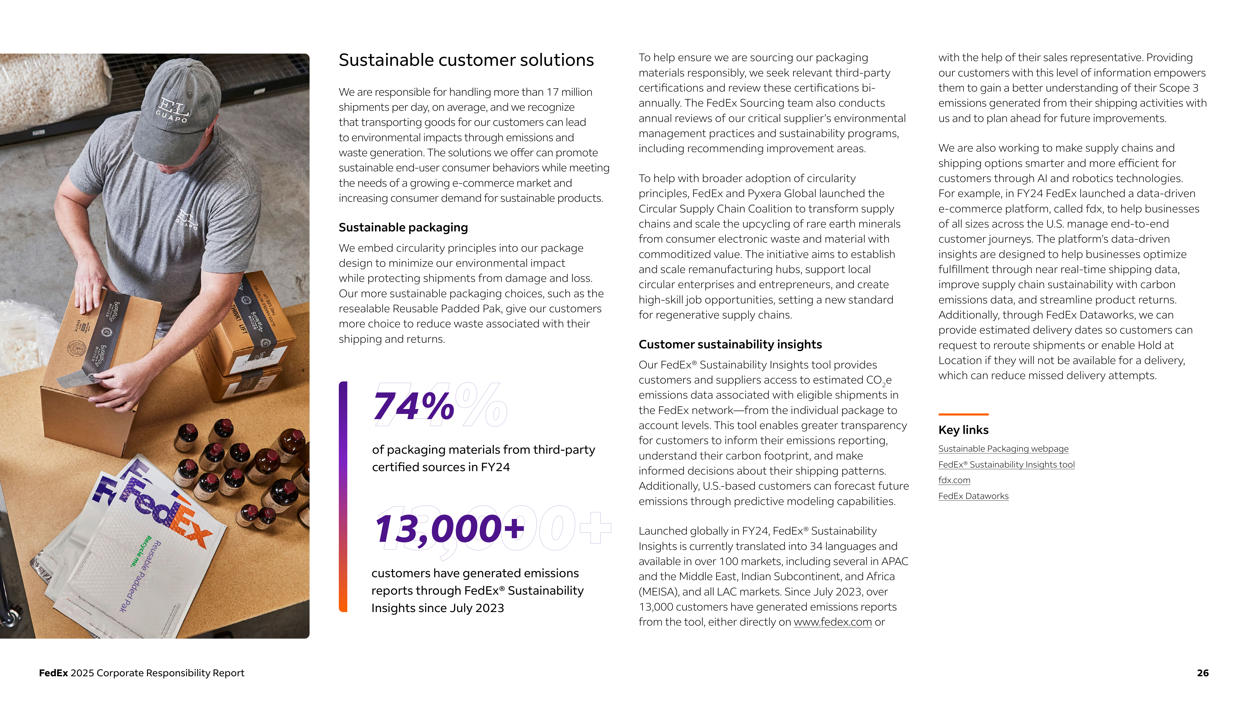 FedEx Corporate Responsibility Report — page 26