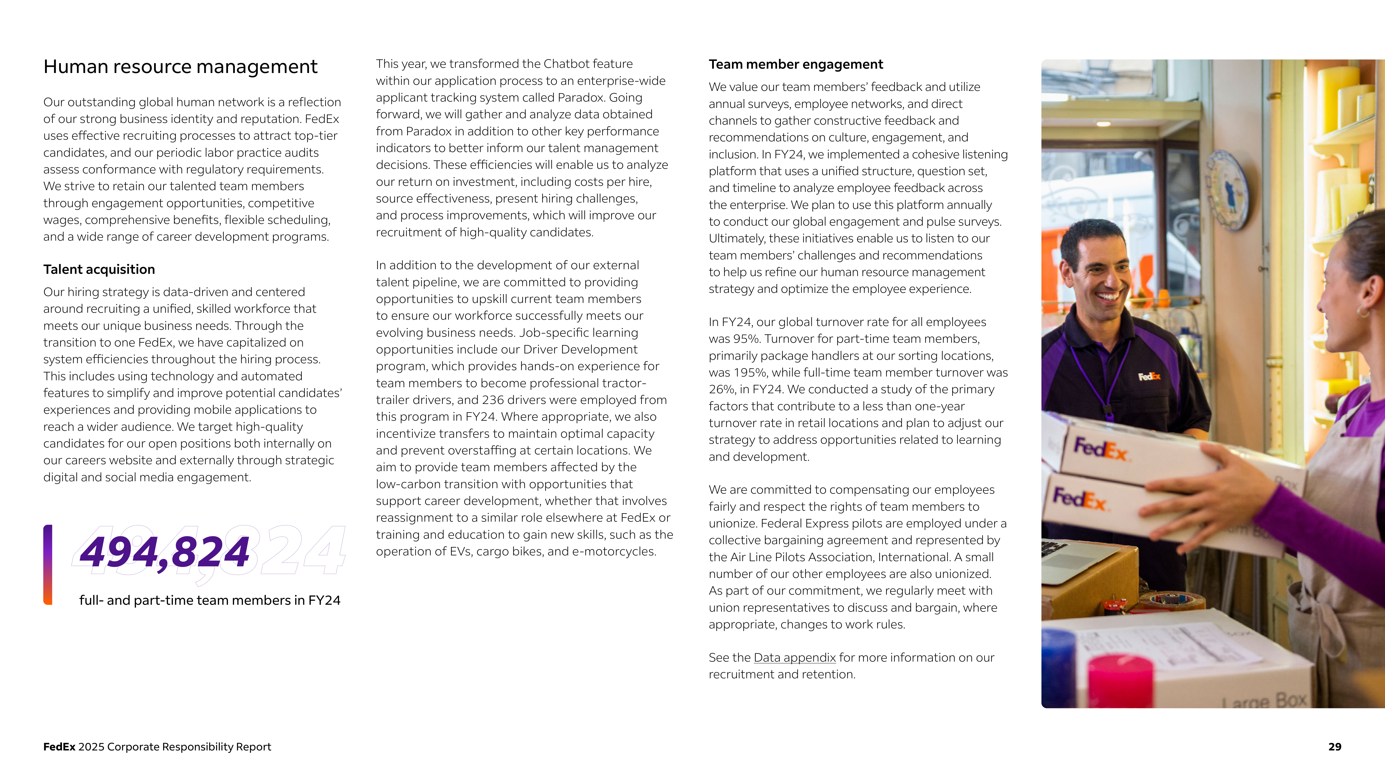 FedEx Corporate Responsibility Report — page 29