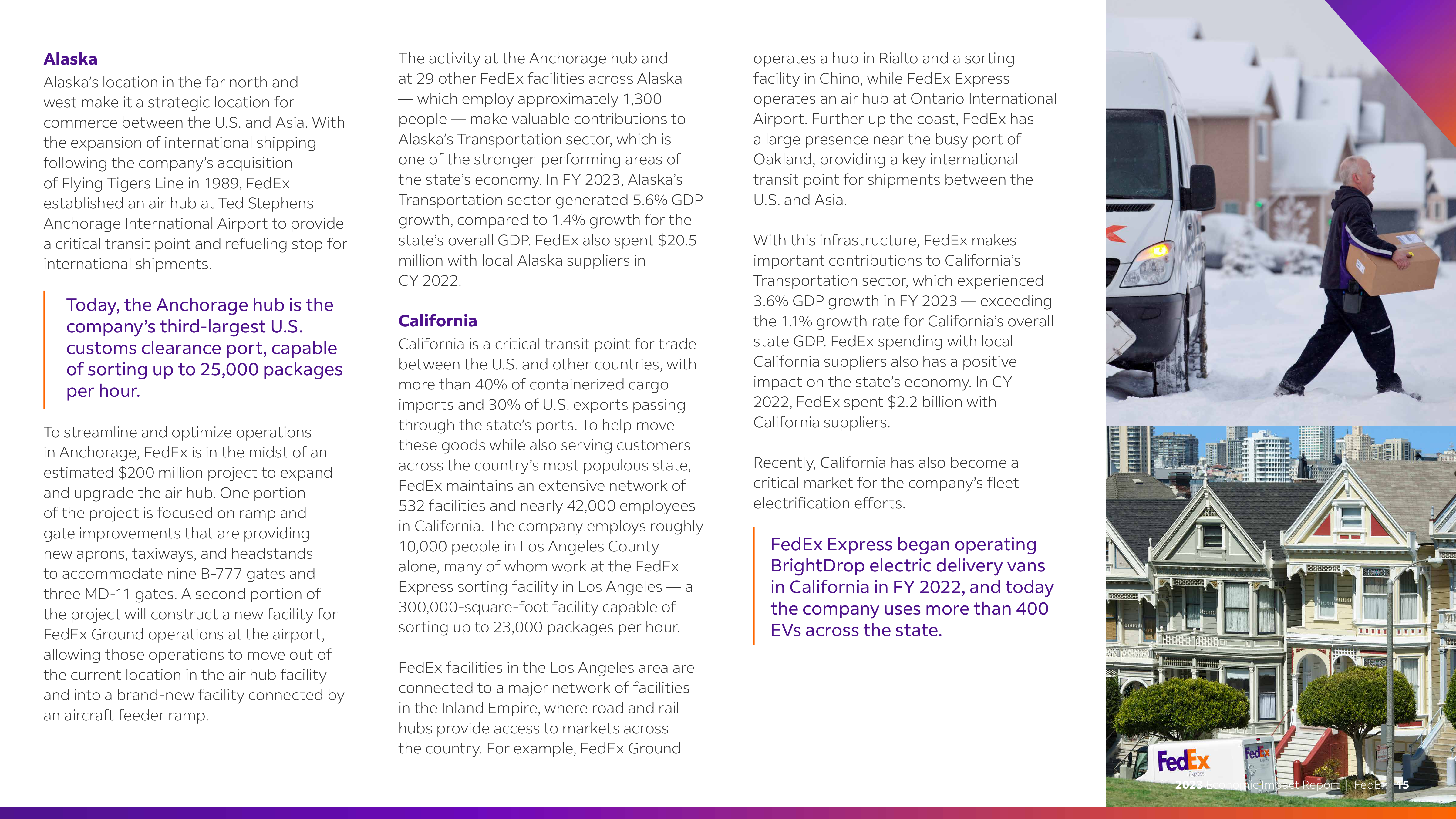 FedEx Global Economic Impact Report — page 15