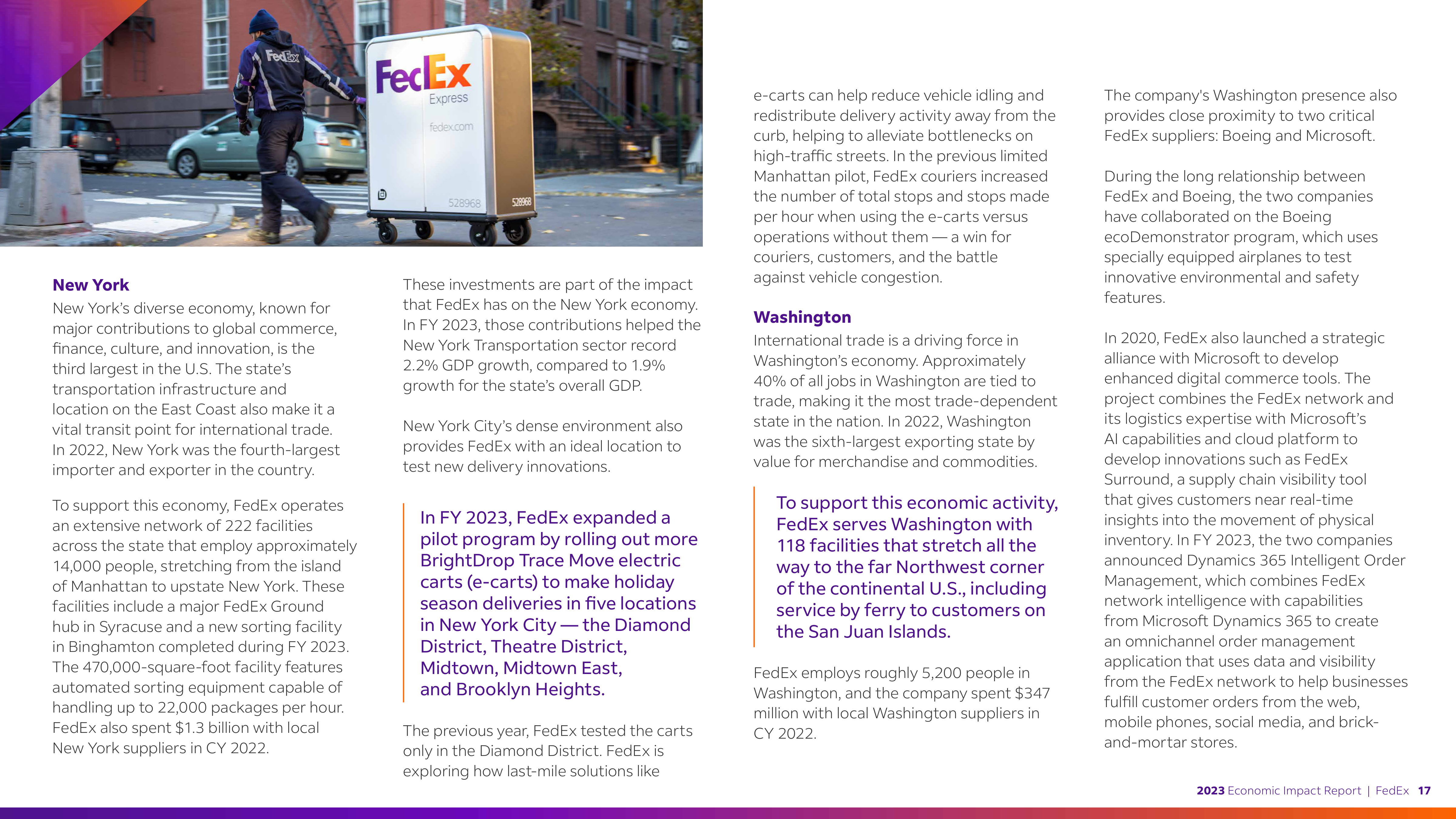 FedEx Global Economic Impact Report — page 17