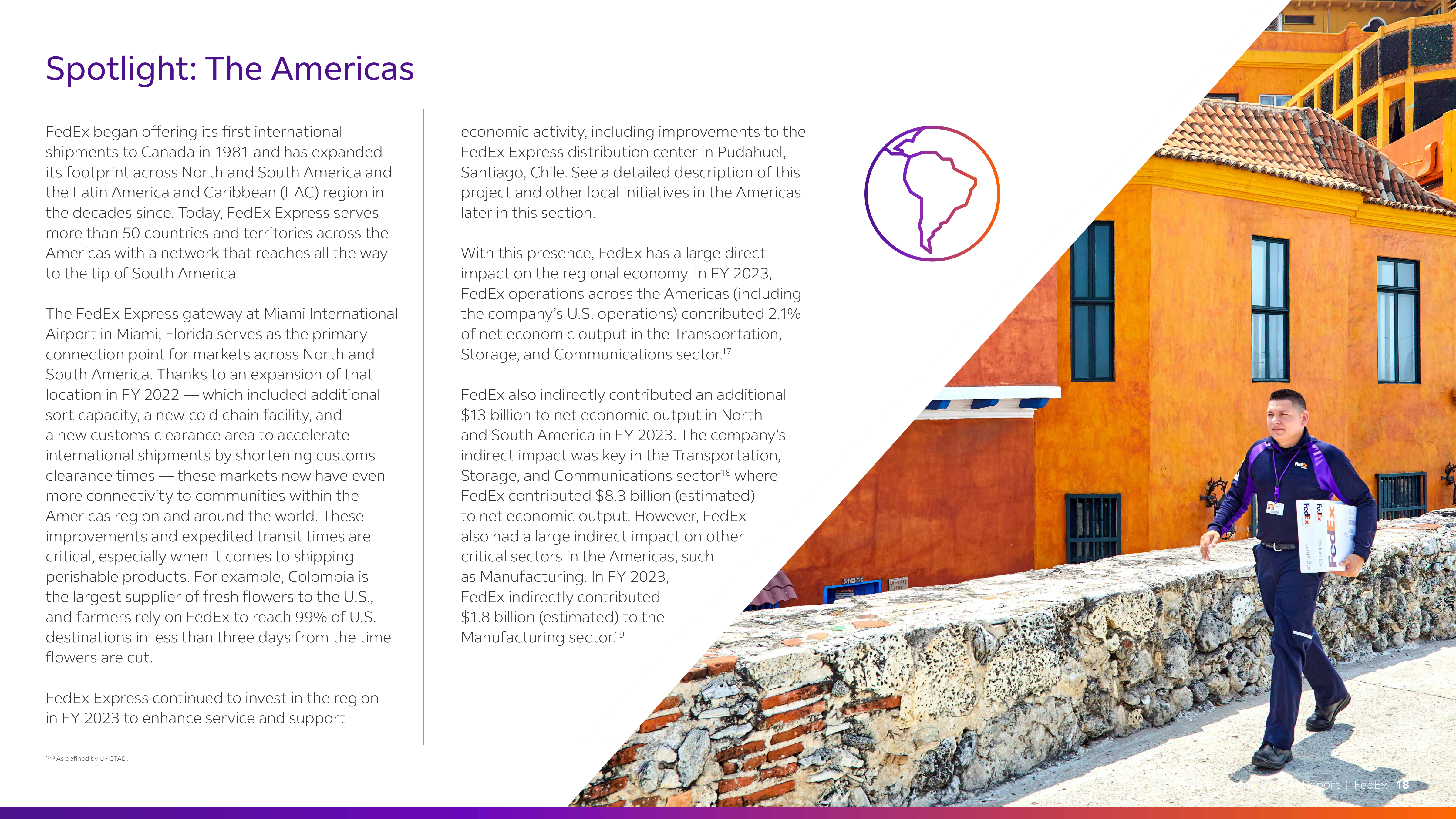 FedEx Global Economic Impact Report — page 18
