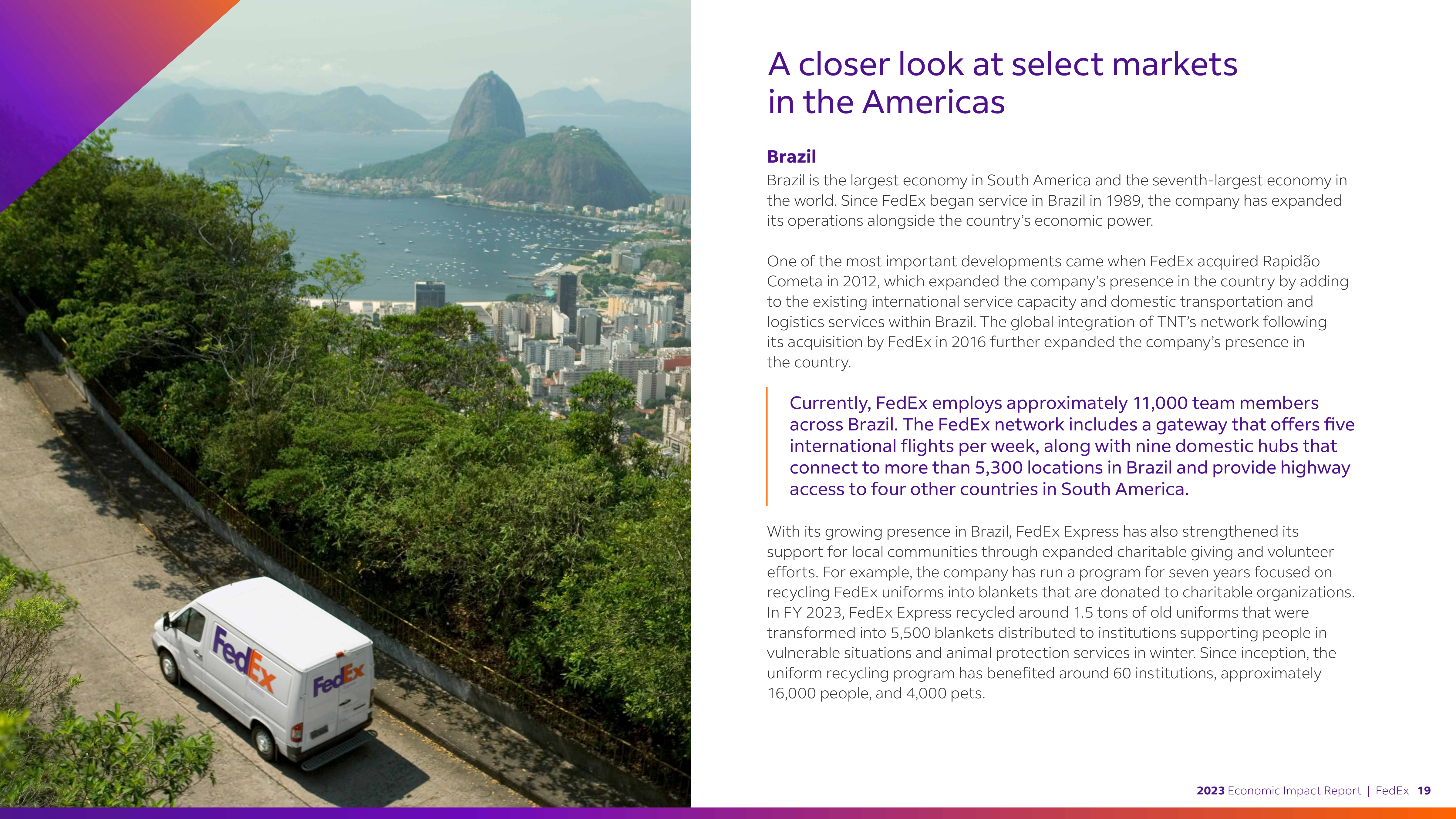 FedEx Global Economic Impact Report — page 19