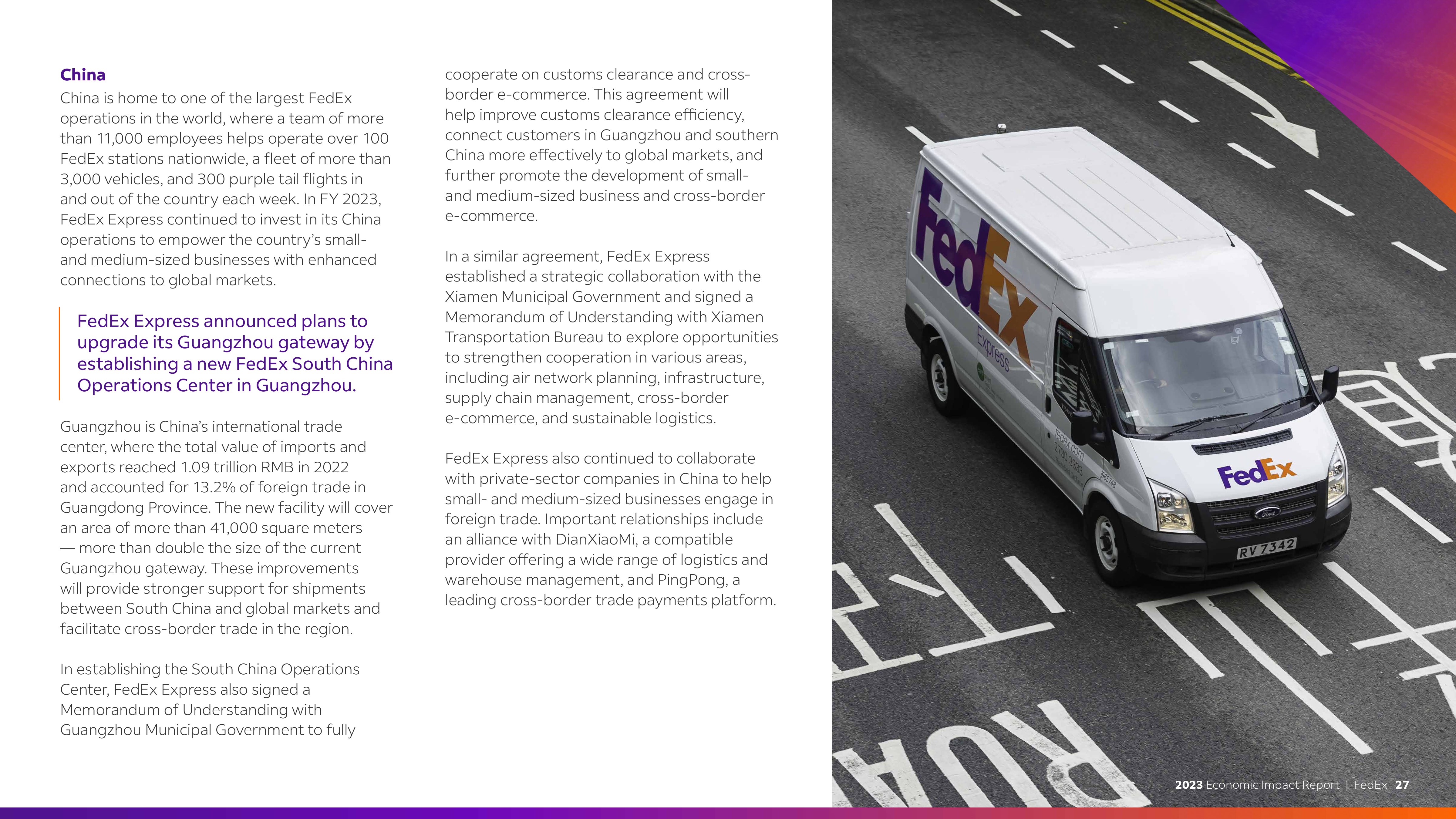 FedEx Global Economic Impact Report — page 27
