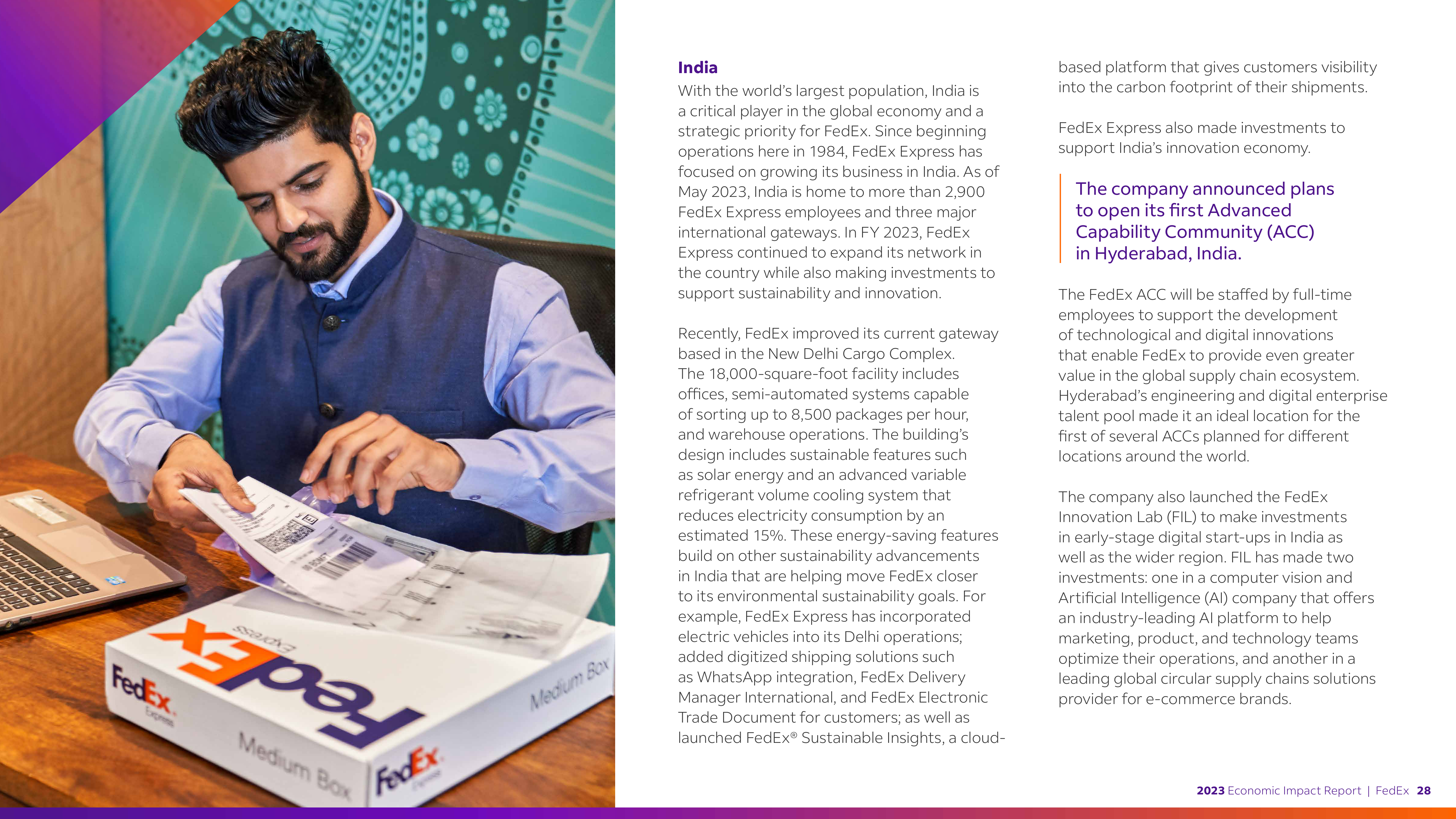 FedEx Global Economic Impact Report — page 28