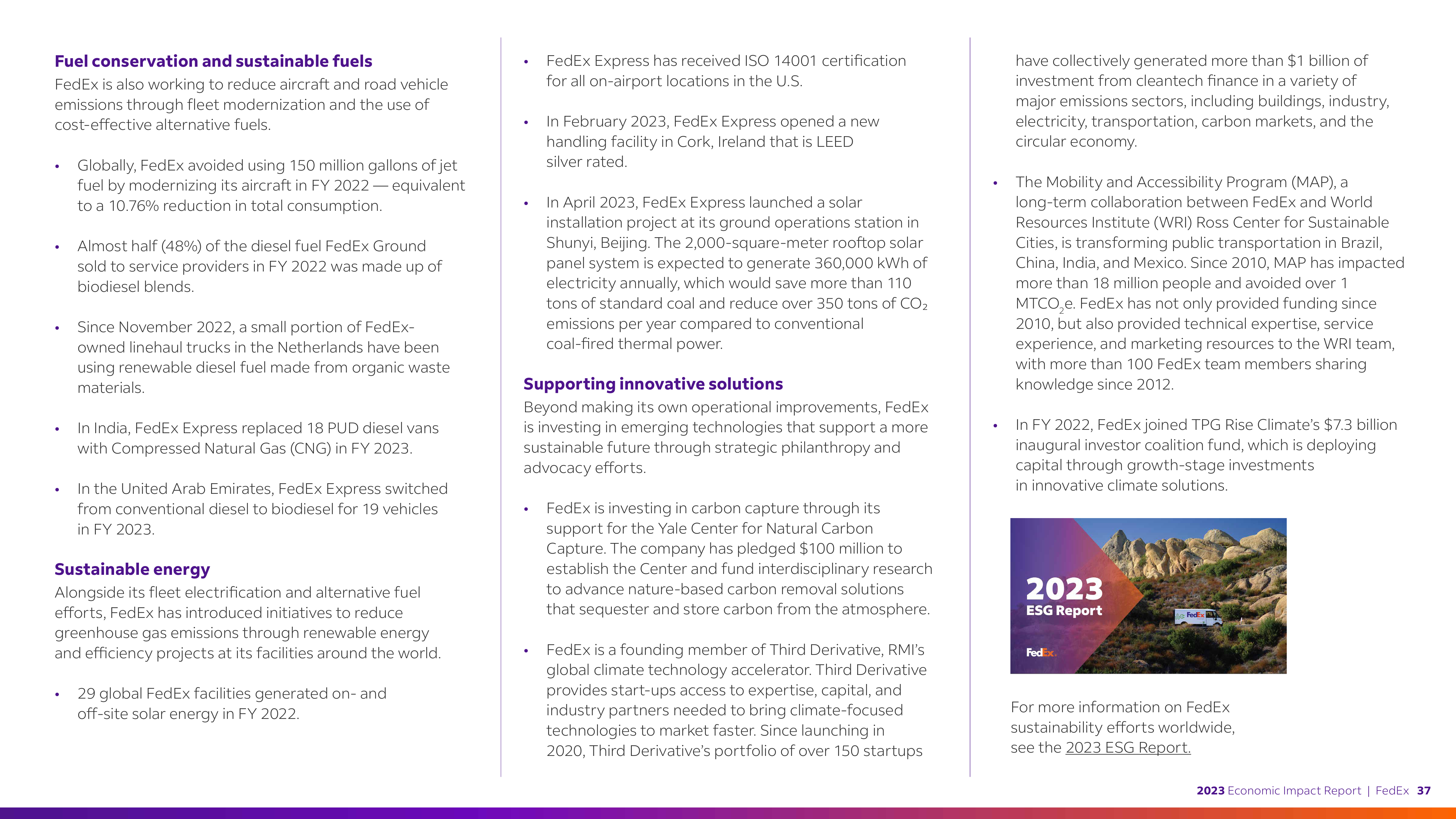 FedEx Global Economic Impact Report — page 37