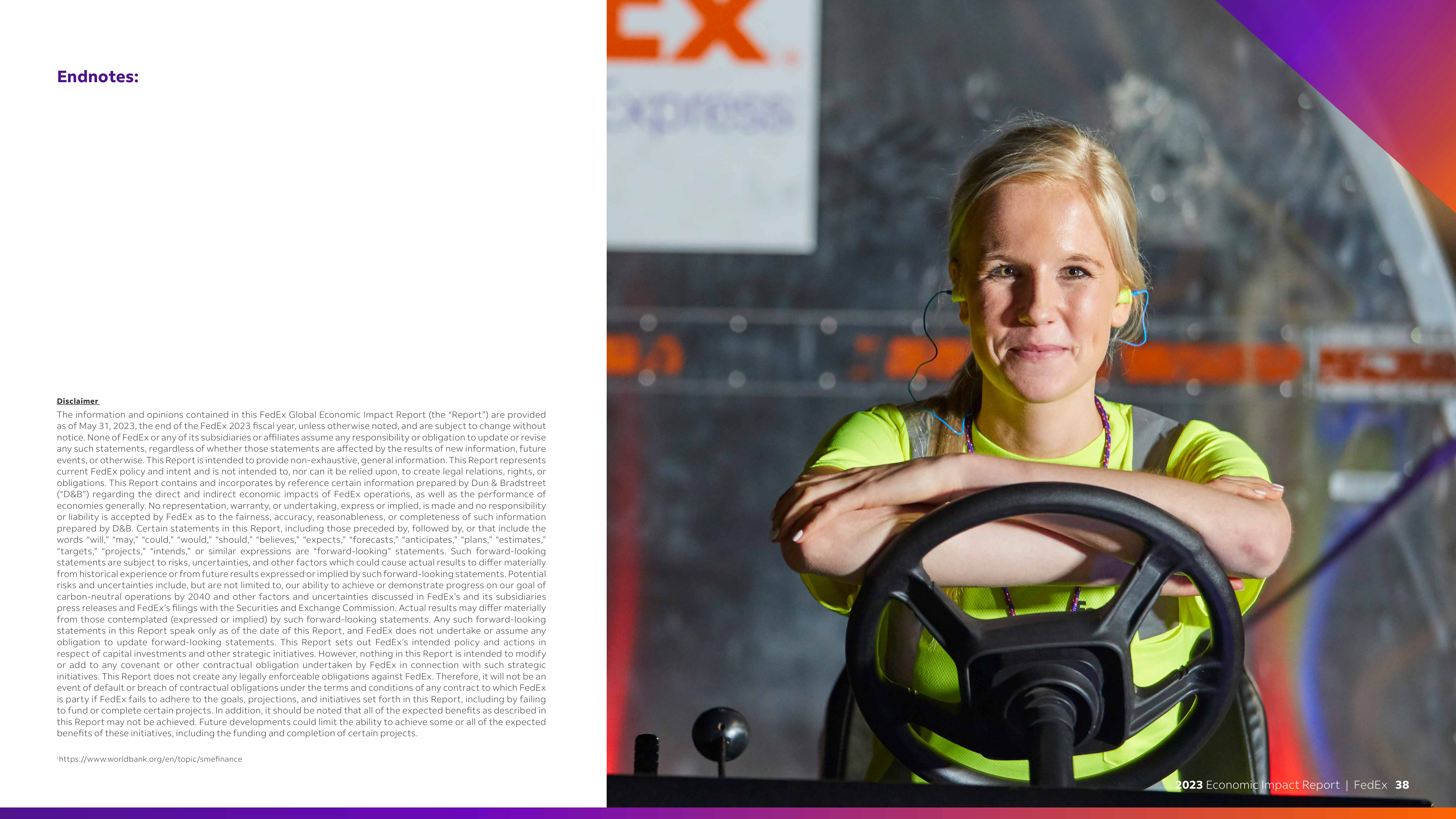 FedEx Global Economic Impact Report — page 38