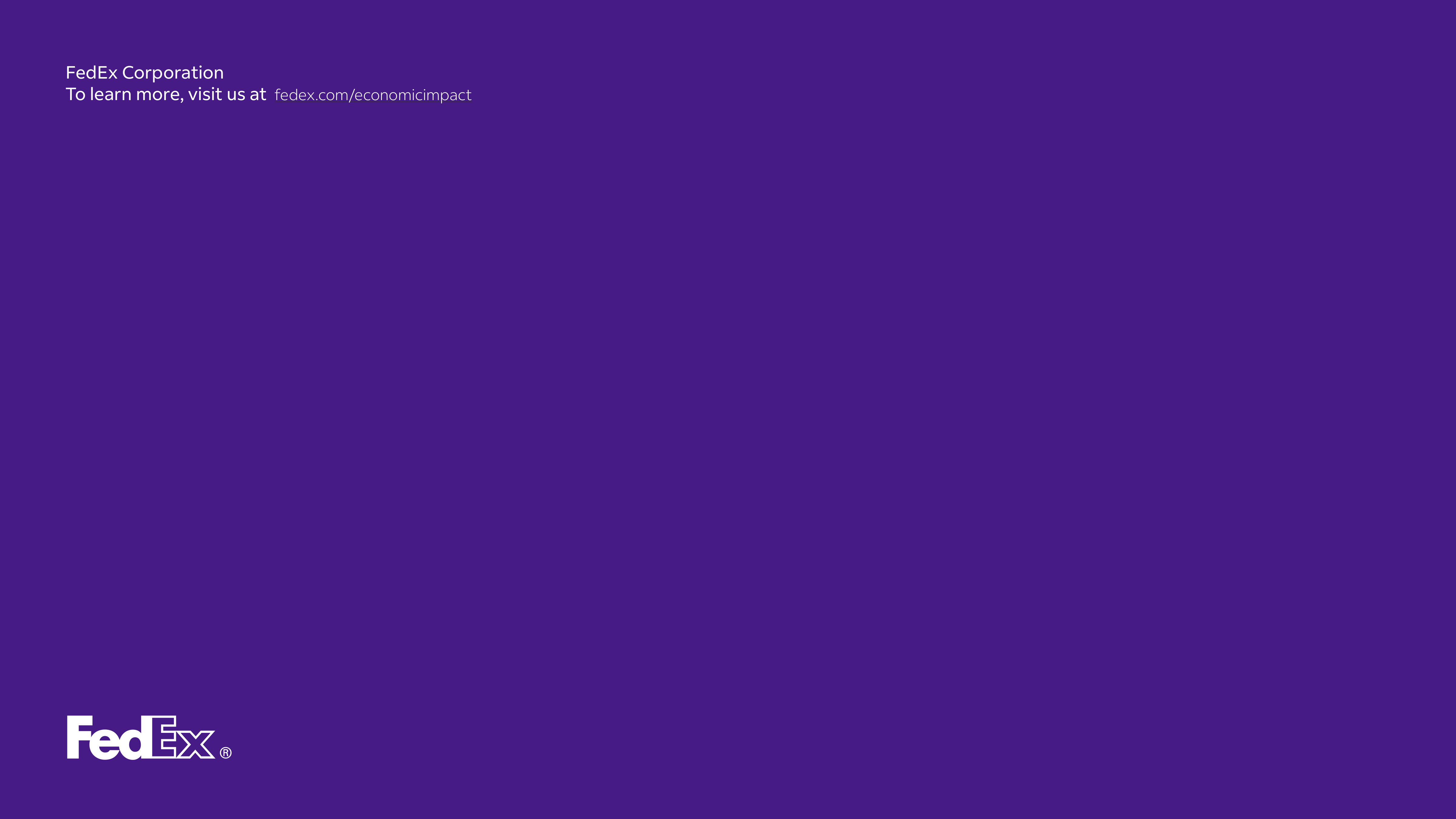 FedEx Global Economic Impact Report — page 39