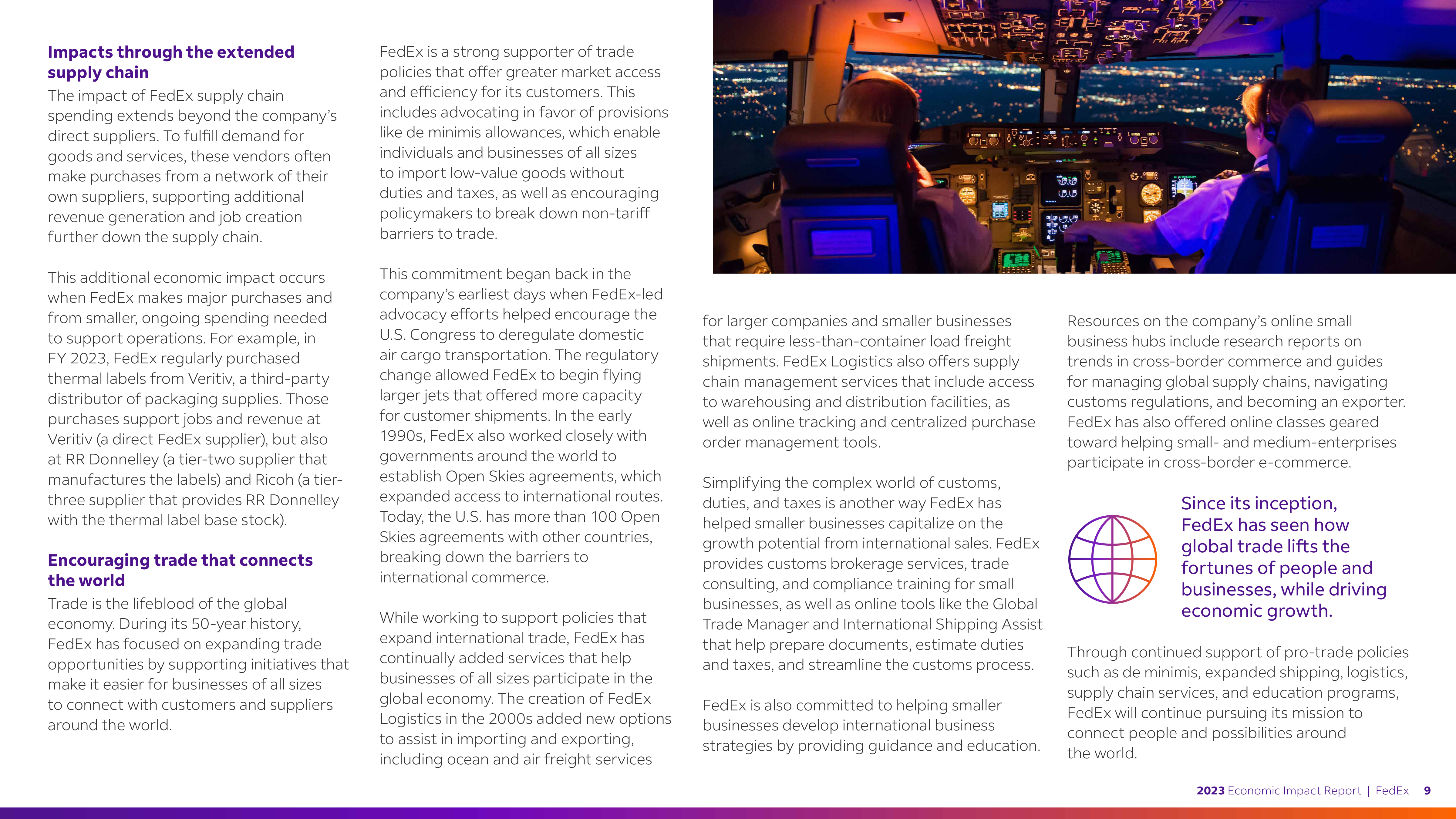 FedEx Global Economic Impact Report — page 9