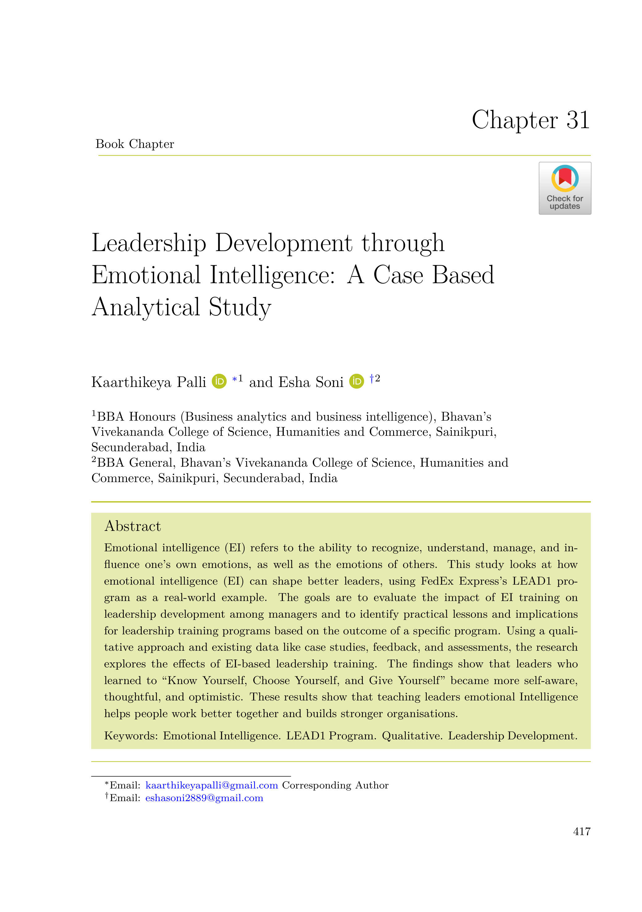 FedEx leadership skills  — page 1