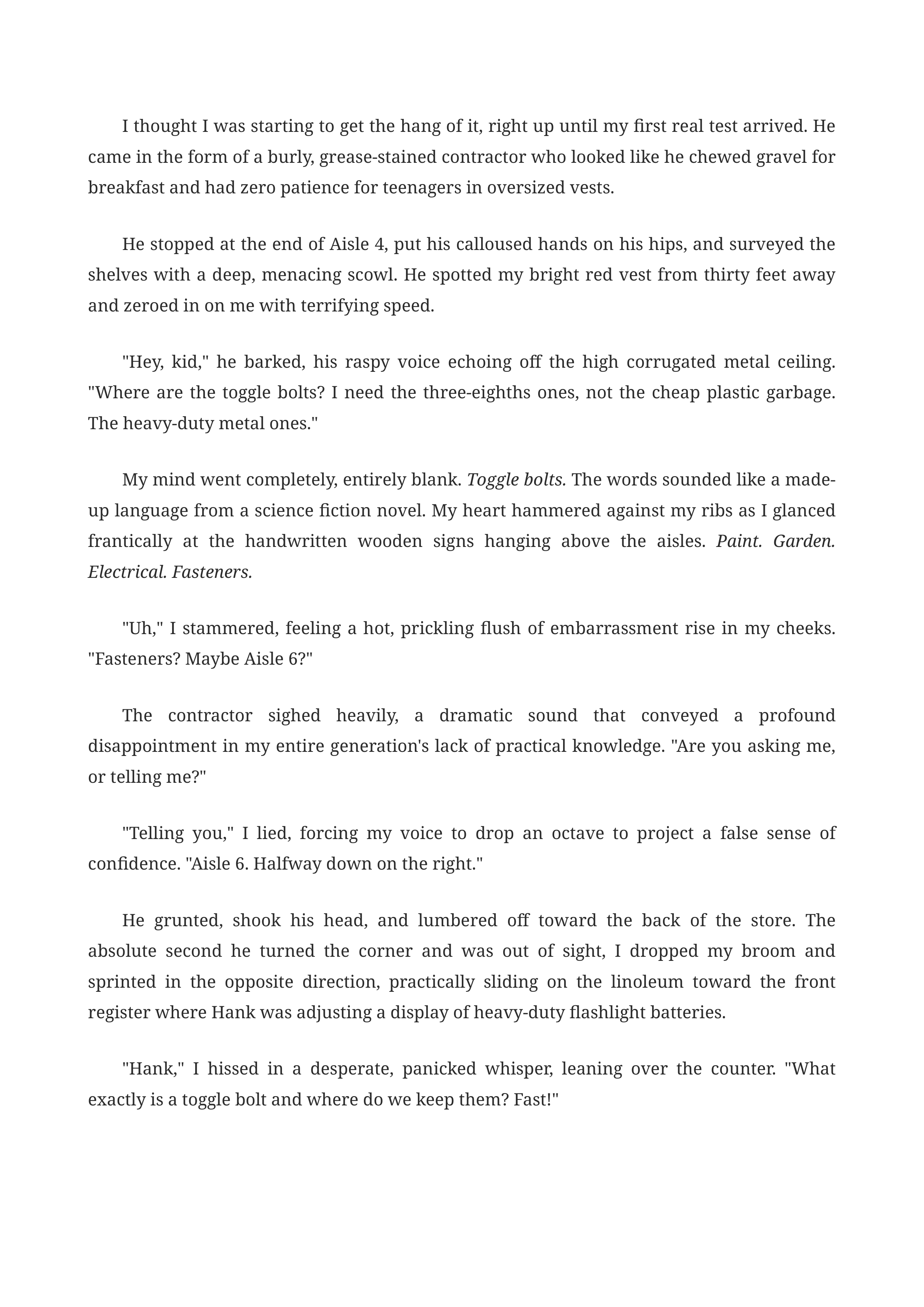First Job Experience Personal Narrative — page 2