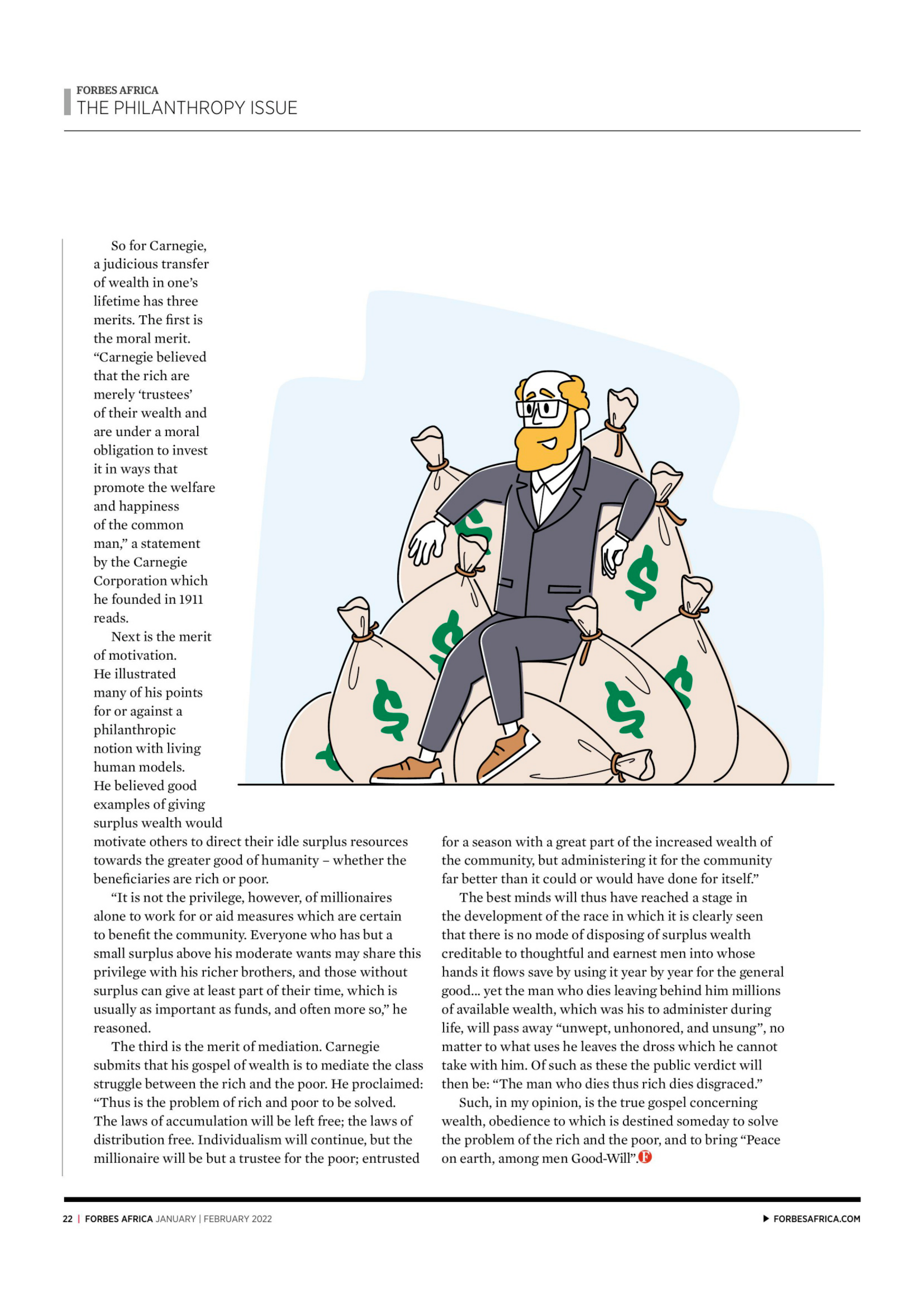 Forbes Magazine — page 22