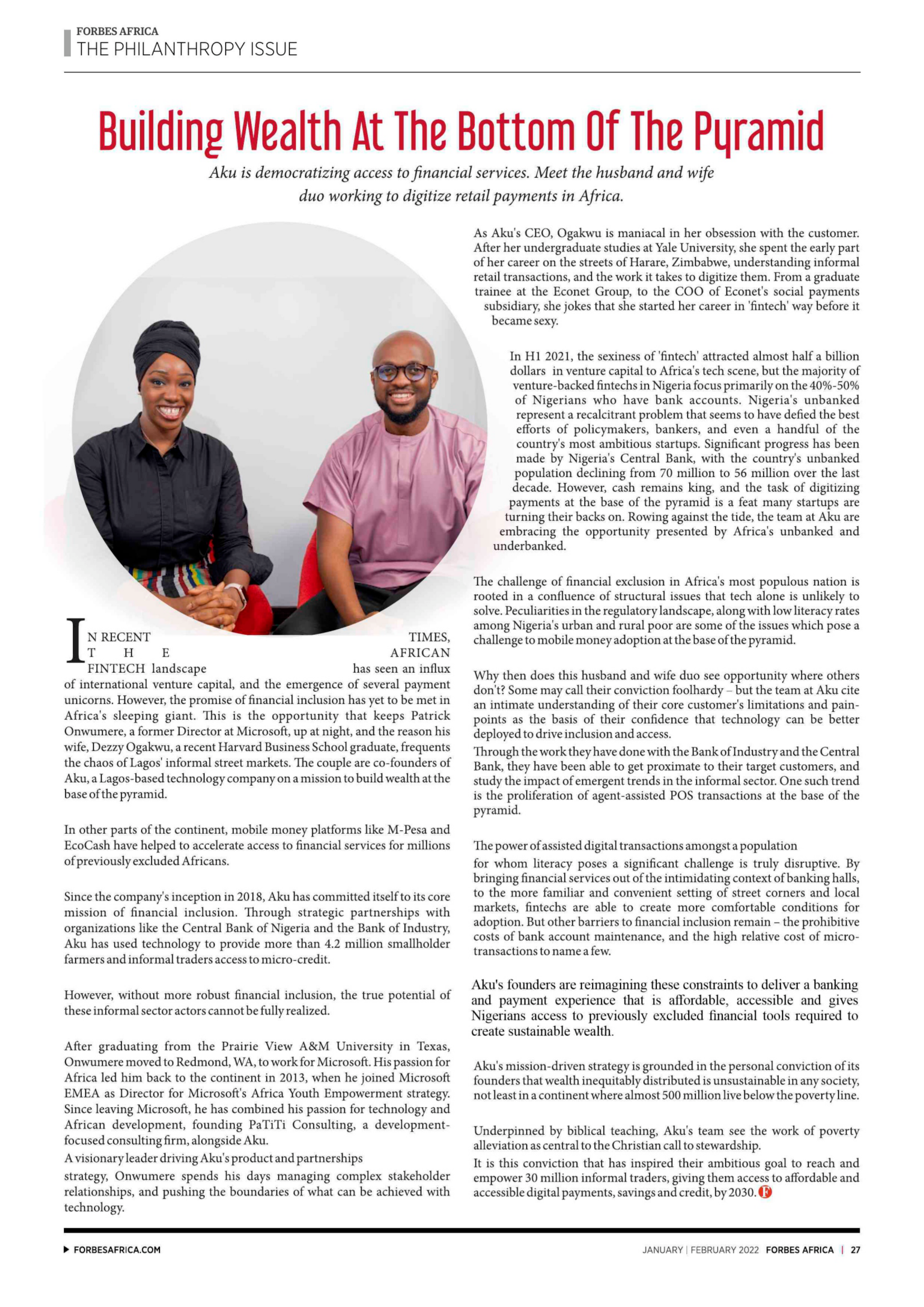 Forbes Magazine — page 27