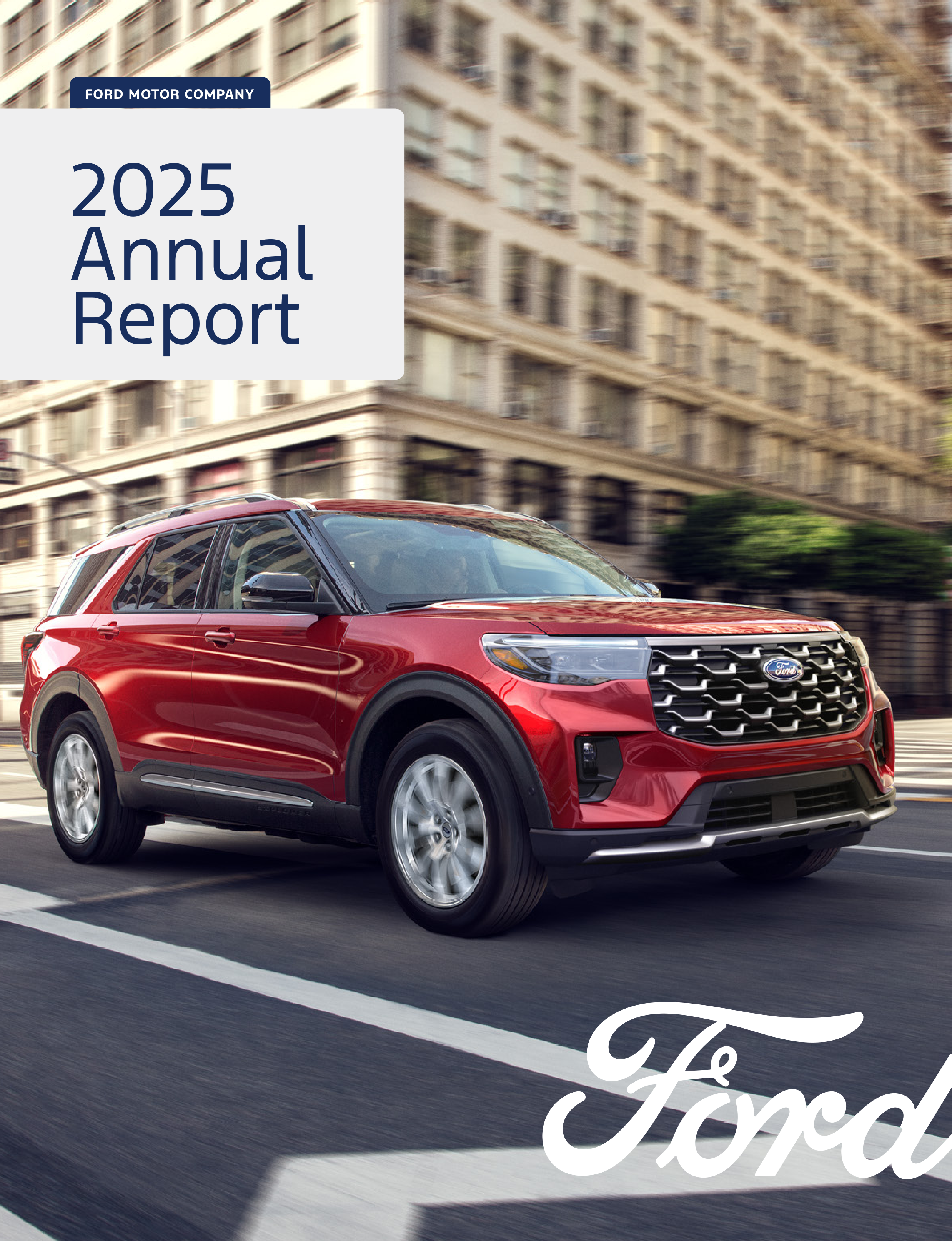 Ford Annual Report — page 1