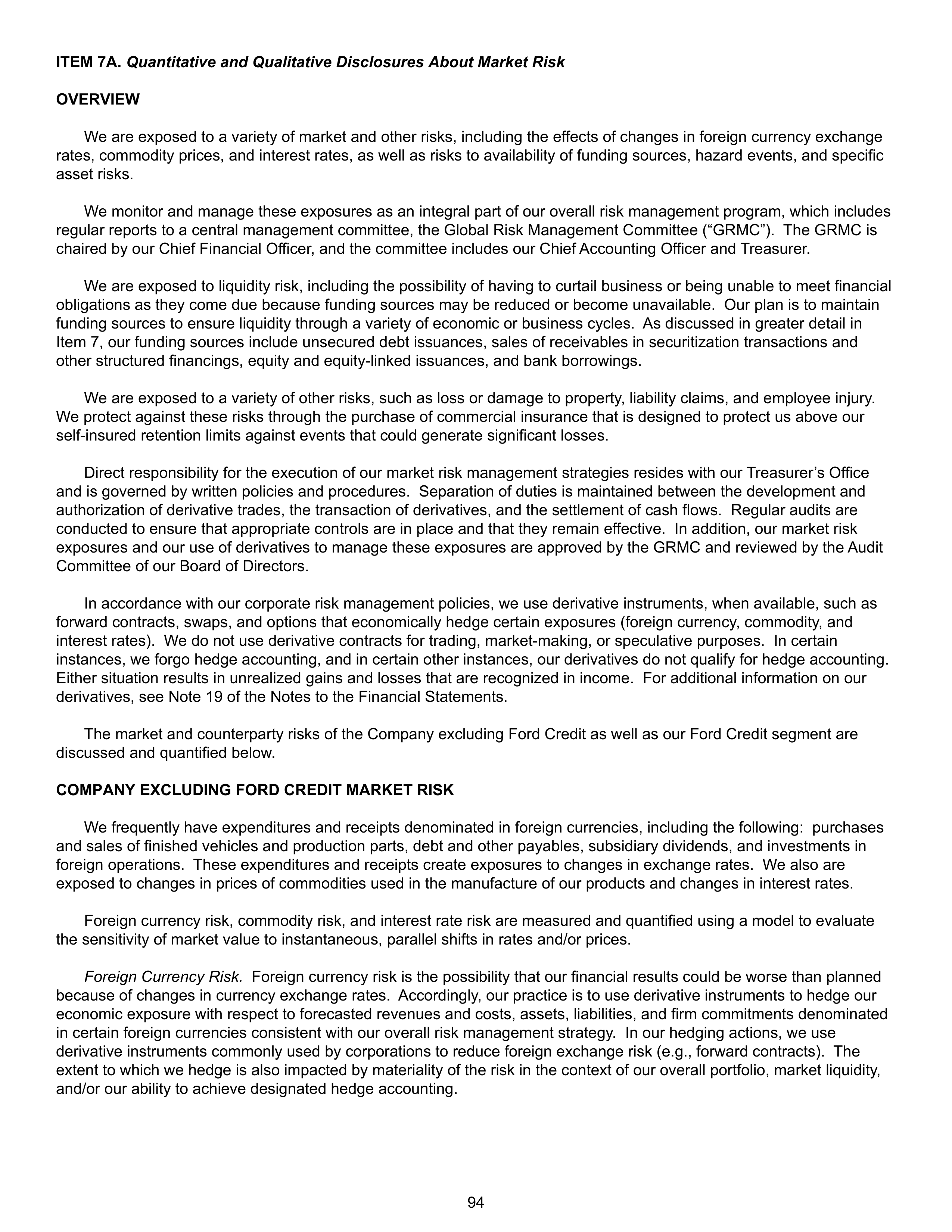 Ford Annual Report — page 100