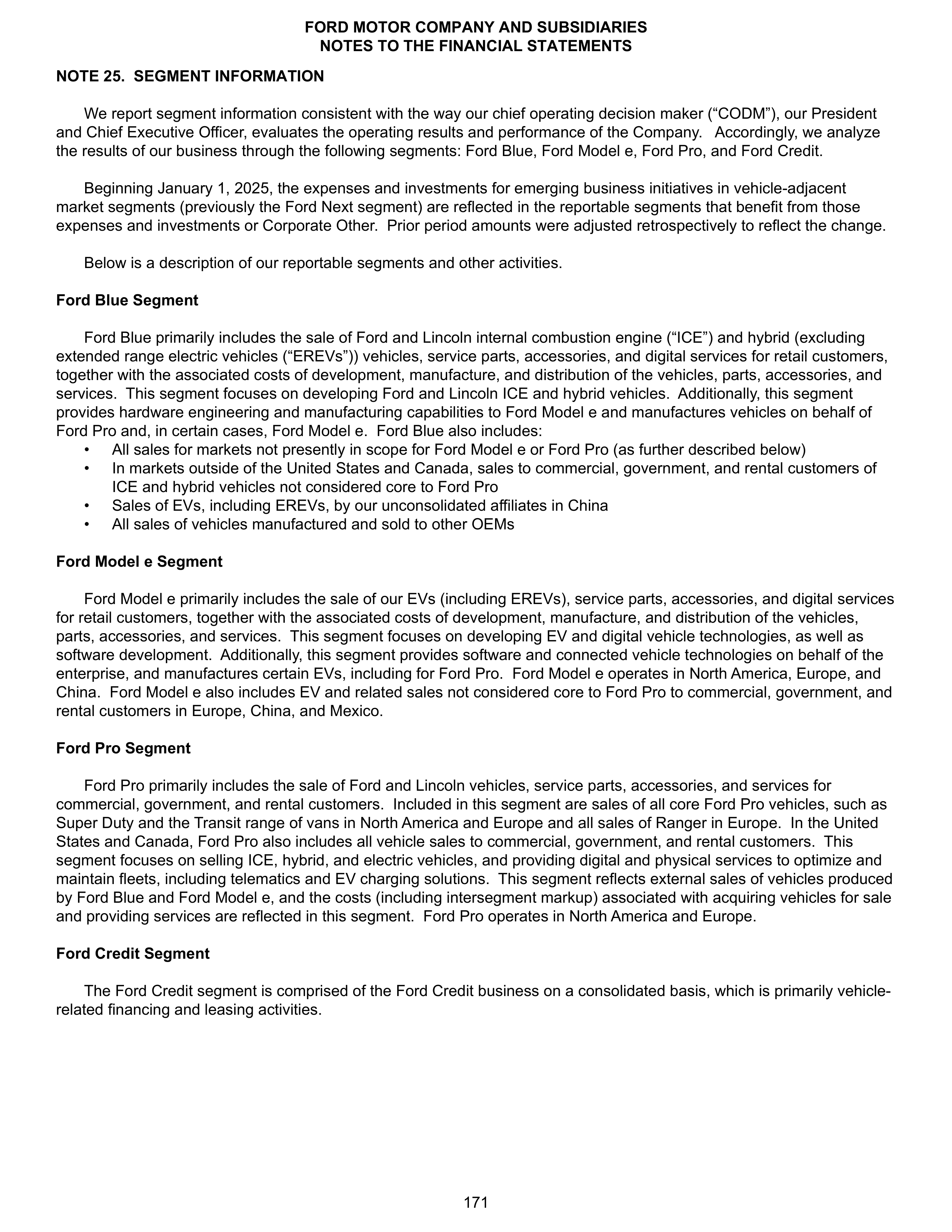 Ford Annual Report — page 177