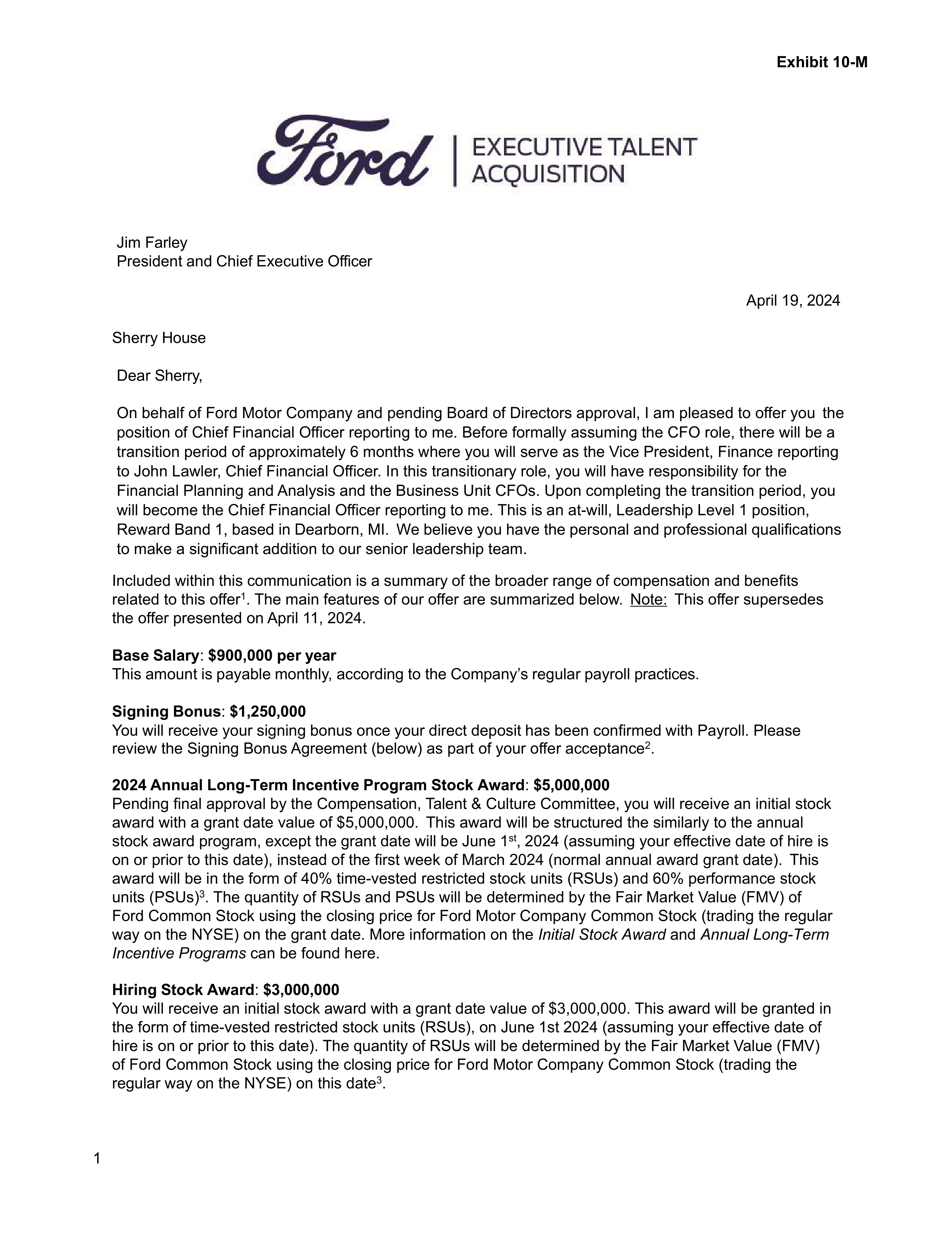 Ford Annual Report — page 192