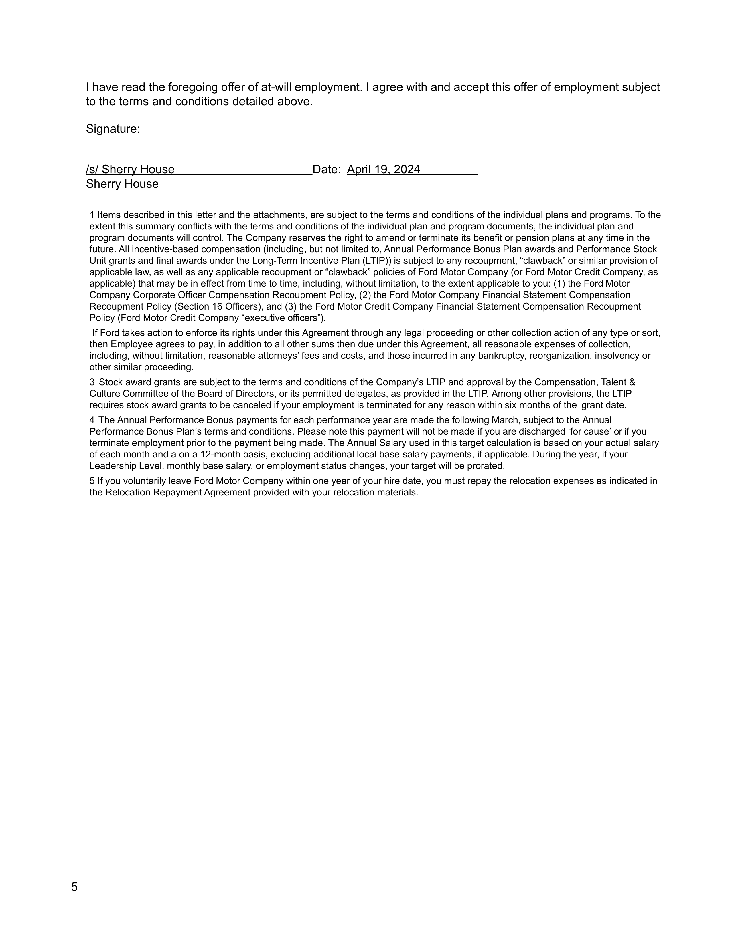 Ford Annual Report — page 196