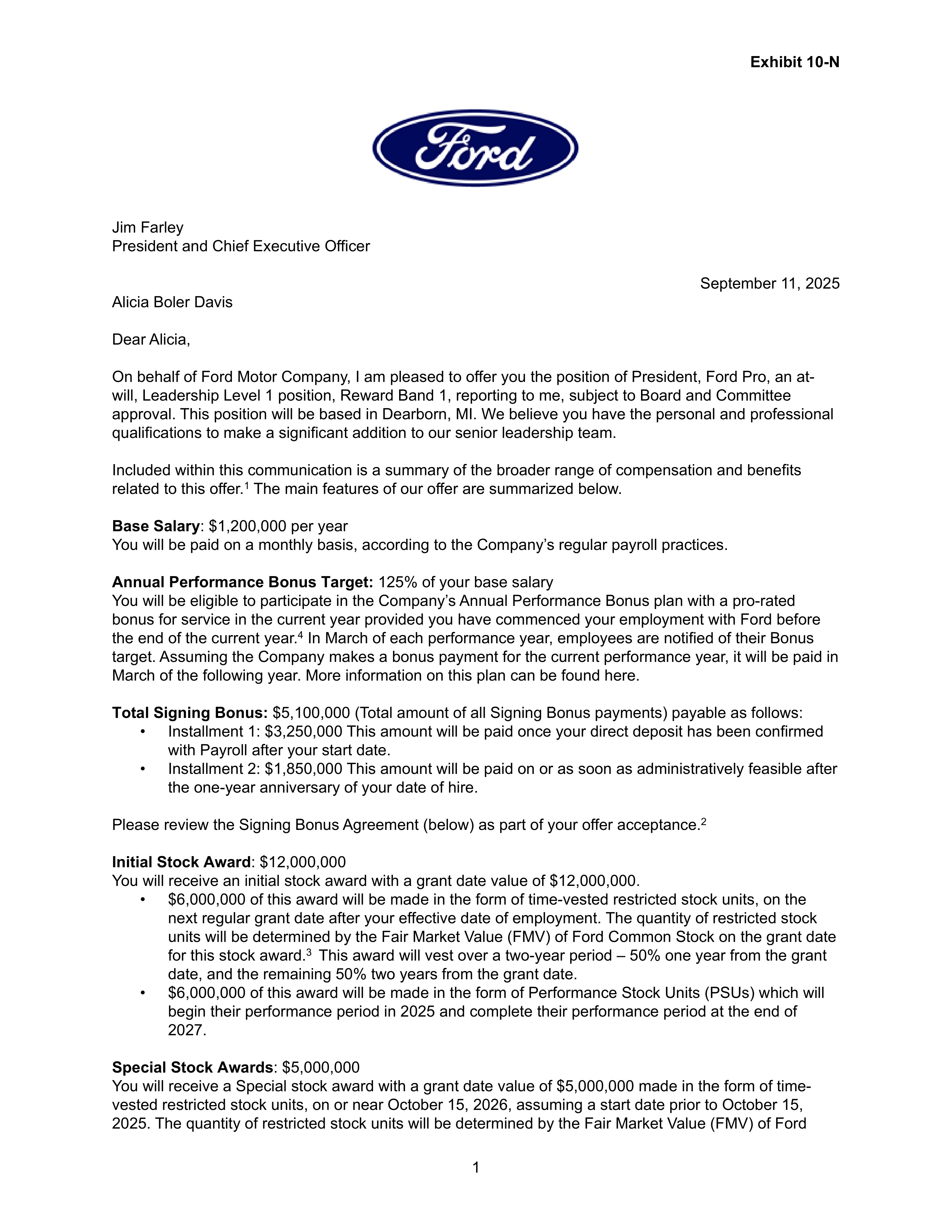 Ford Annual Report — page 197