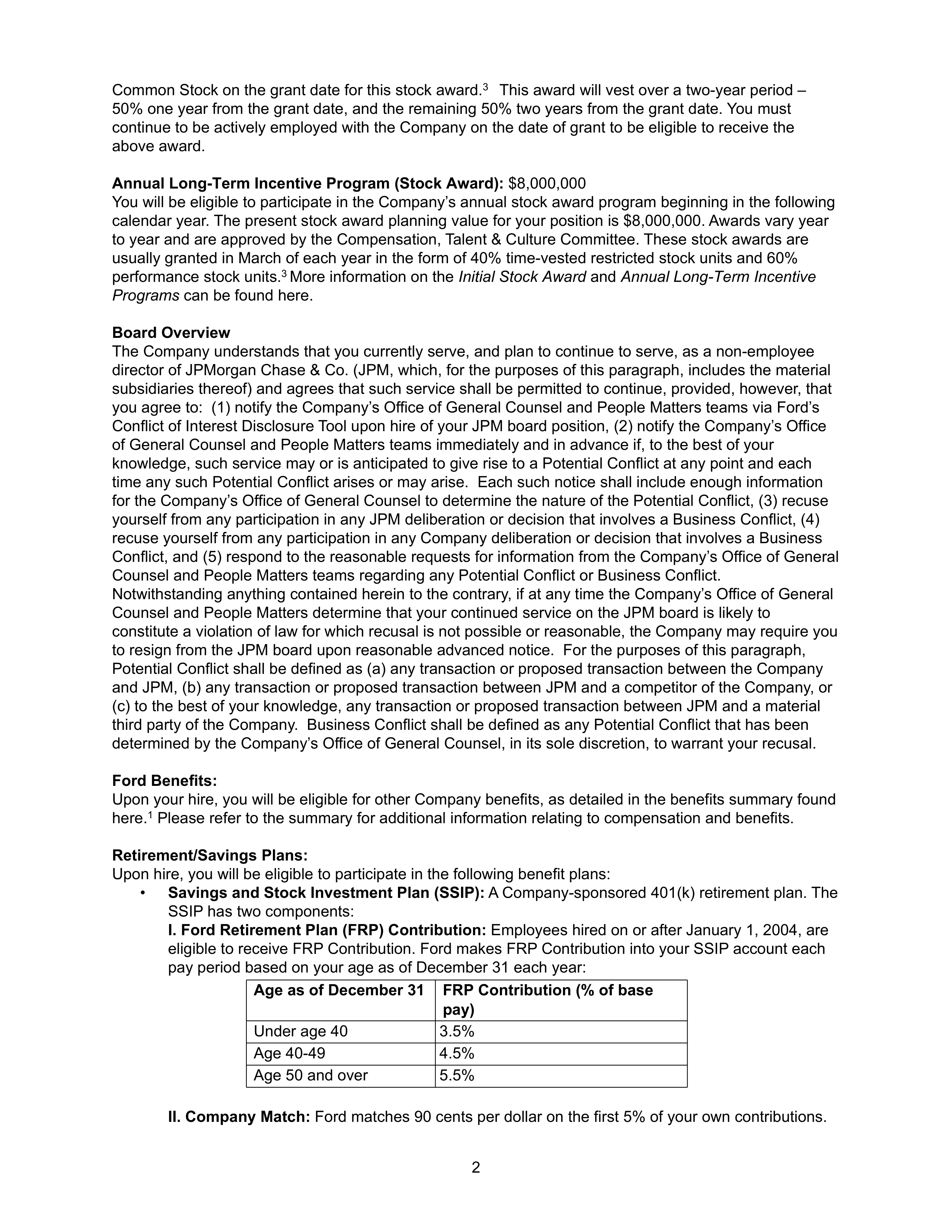 Ford Annual Report — page 198