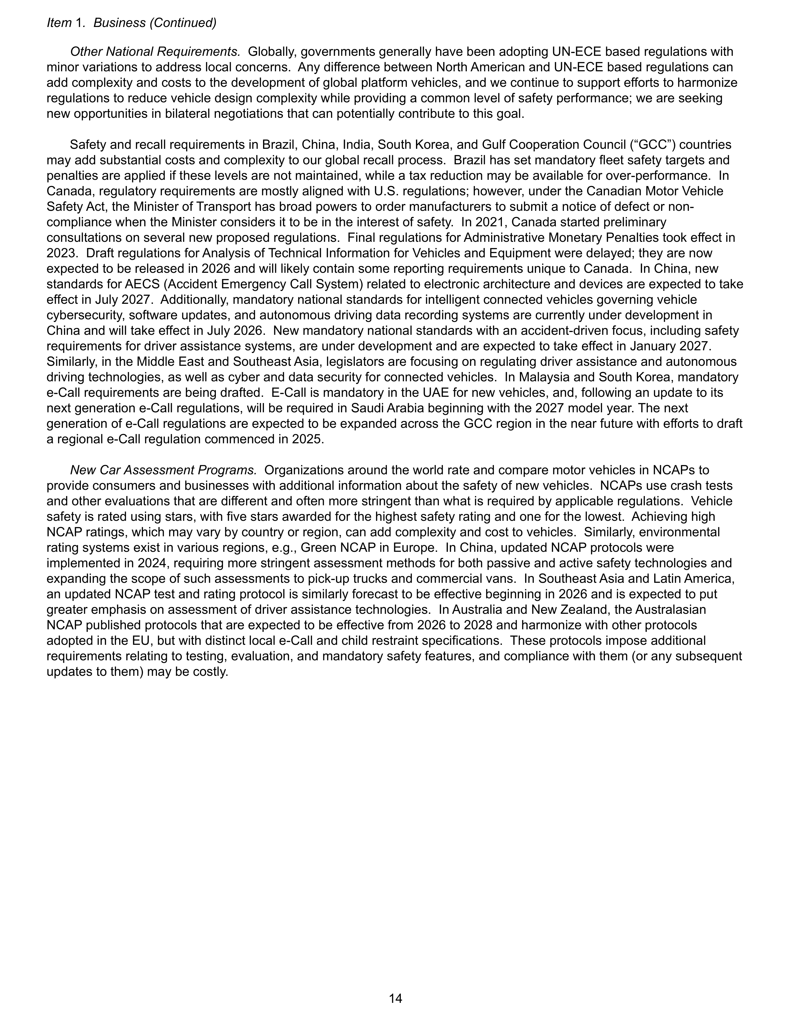 Ford Annual Report — page 20