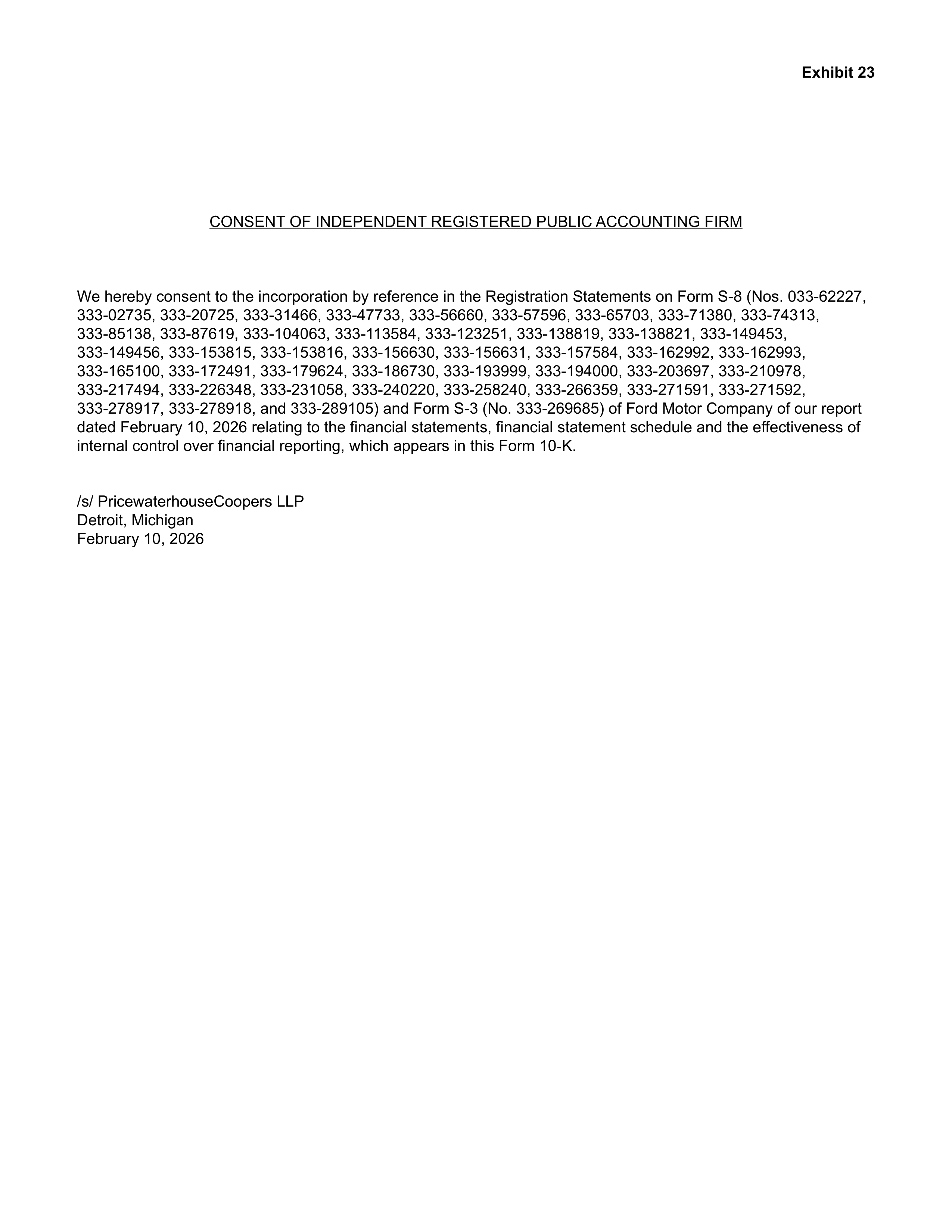 Ford Annual Report — page 204