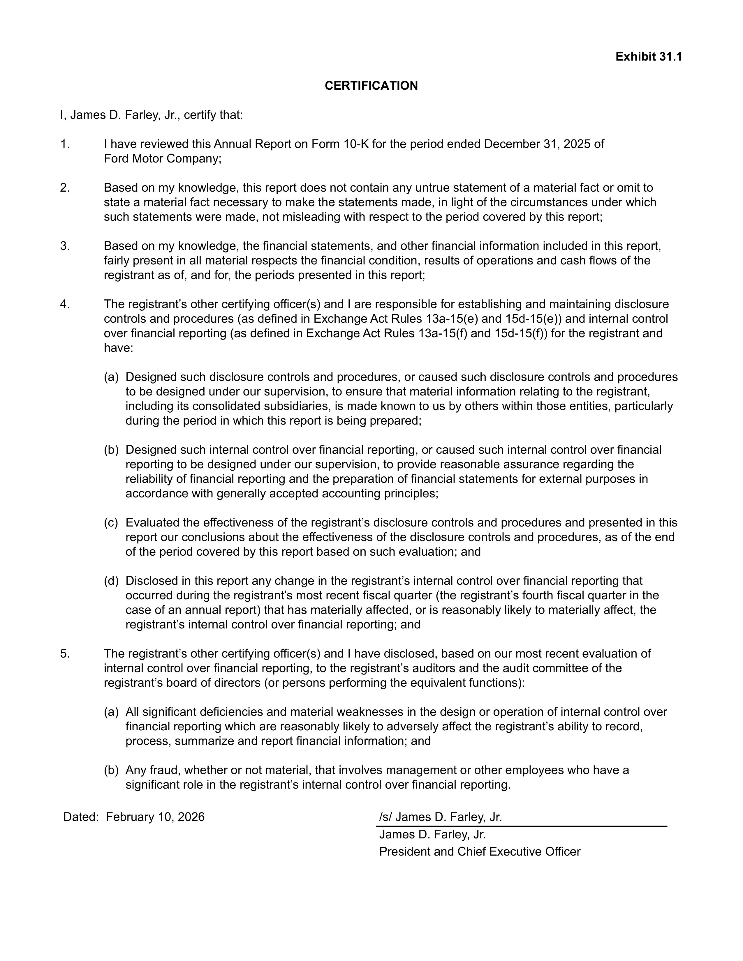 Ford Annual Report — page 206