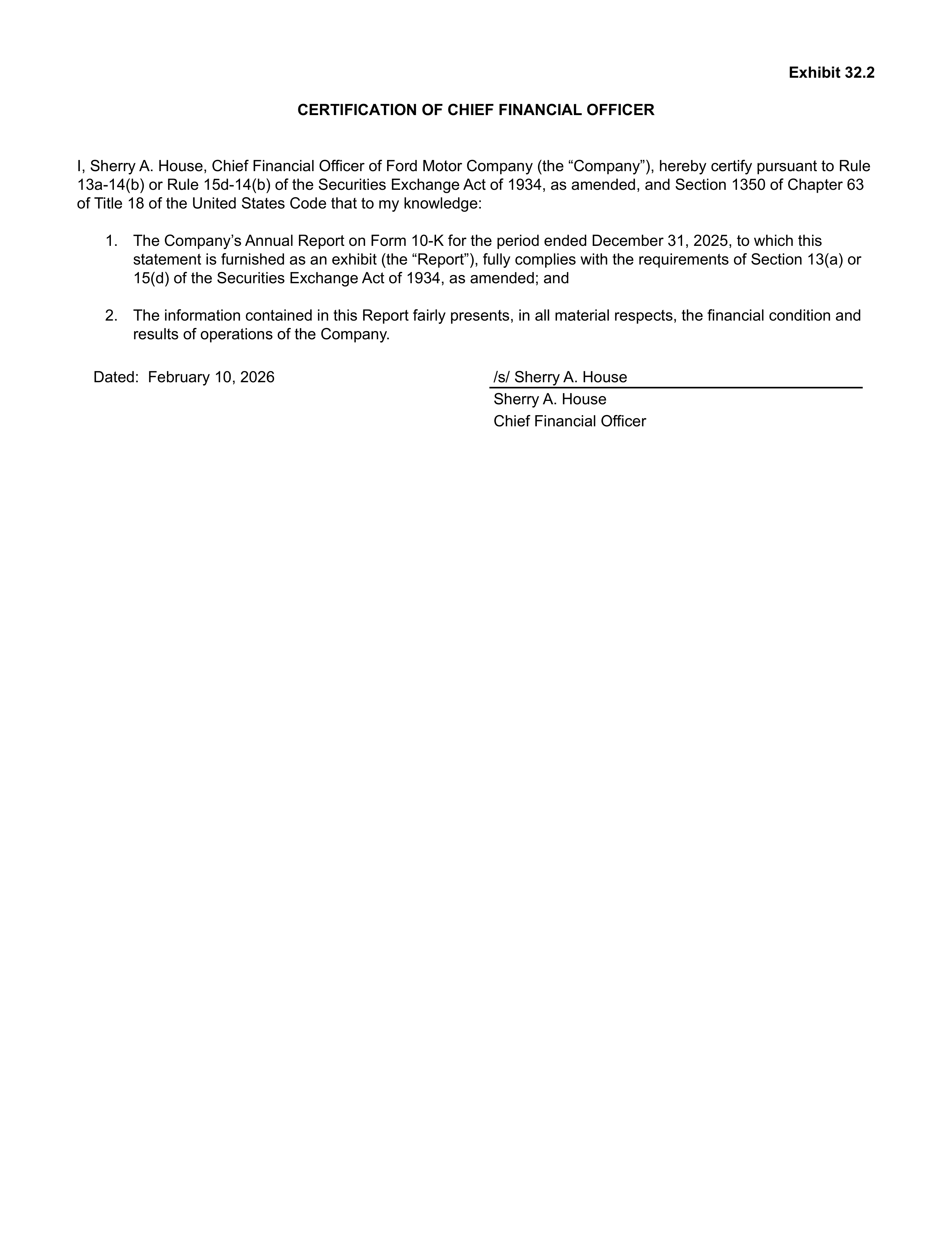 Ford Annual Report — page 209