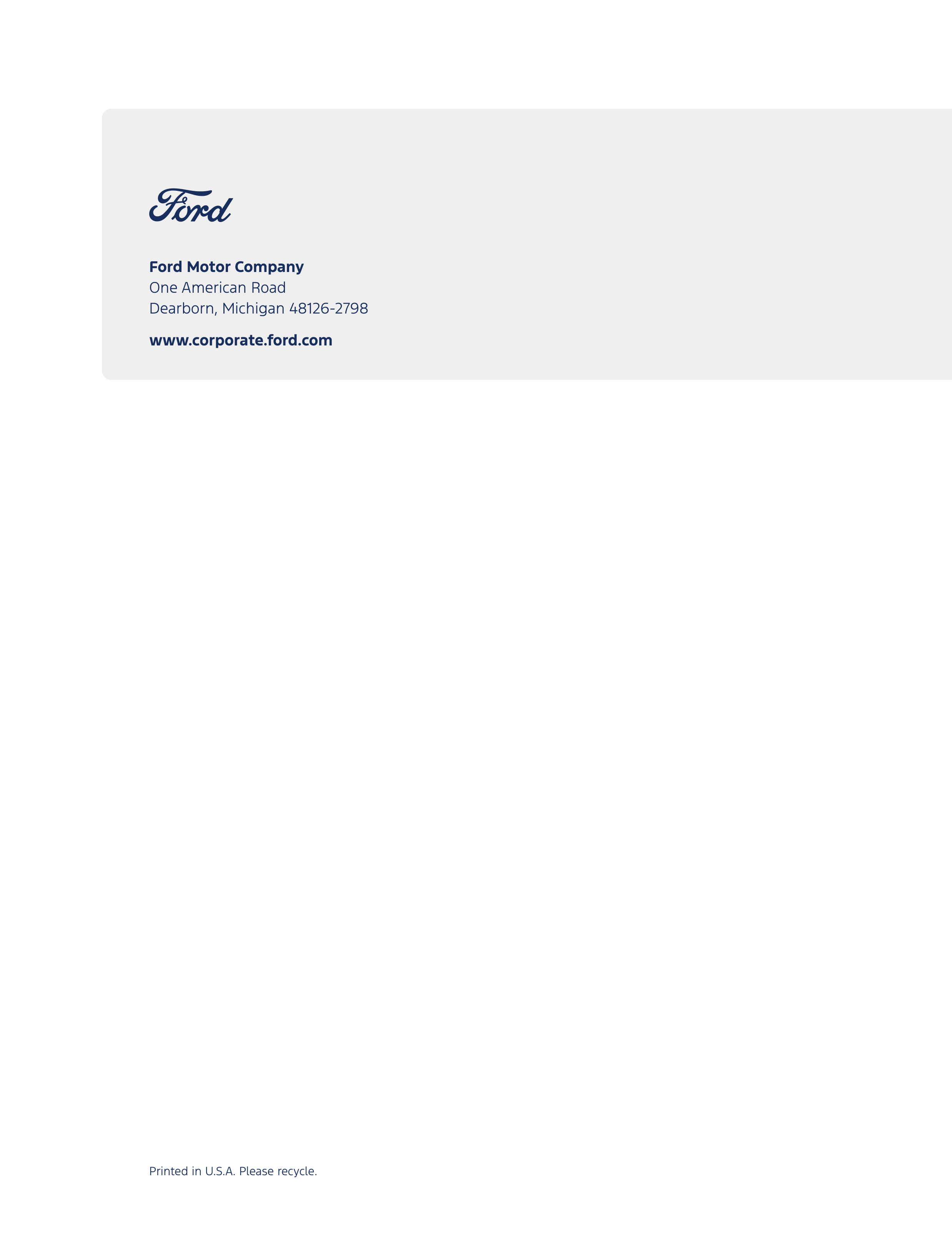 Ford Annual Report — page 212