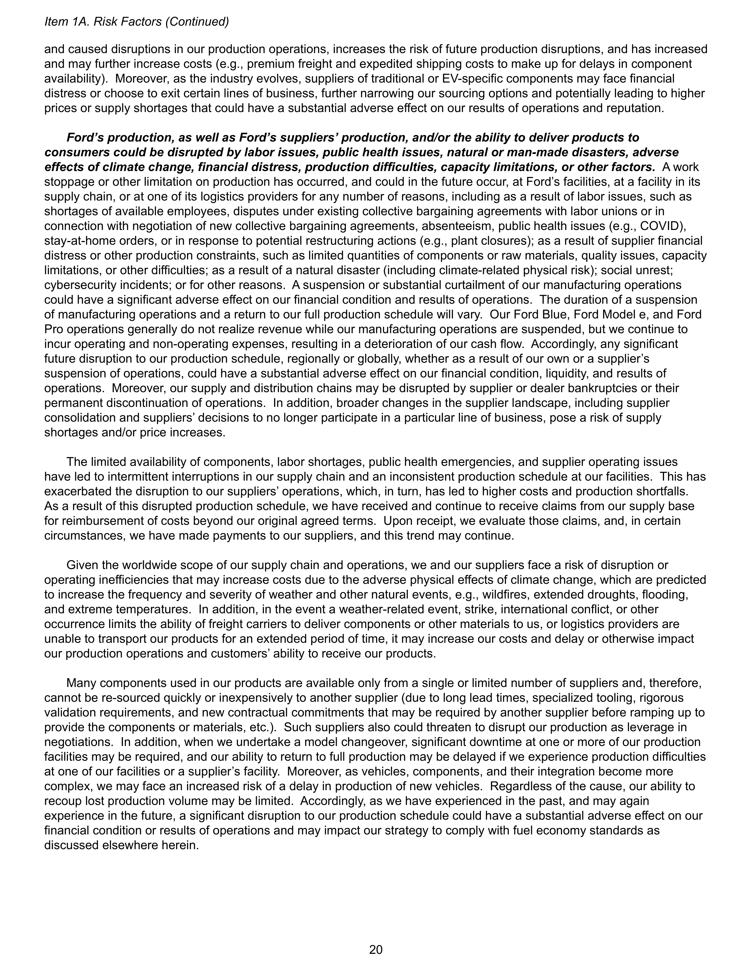 Ford Annual Report — page 26