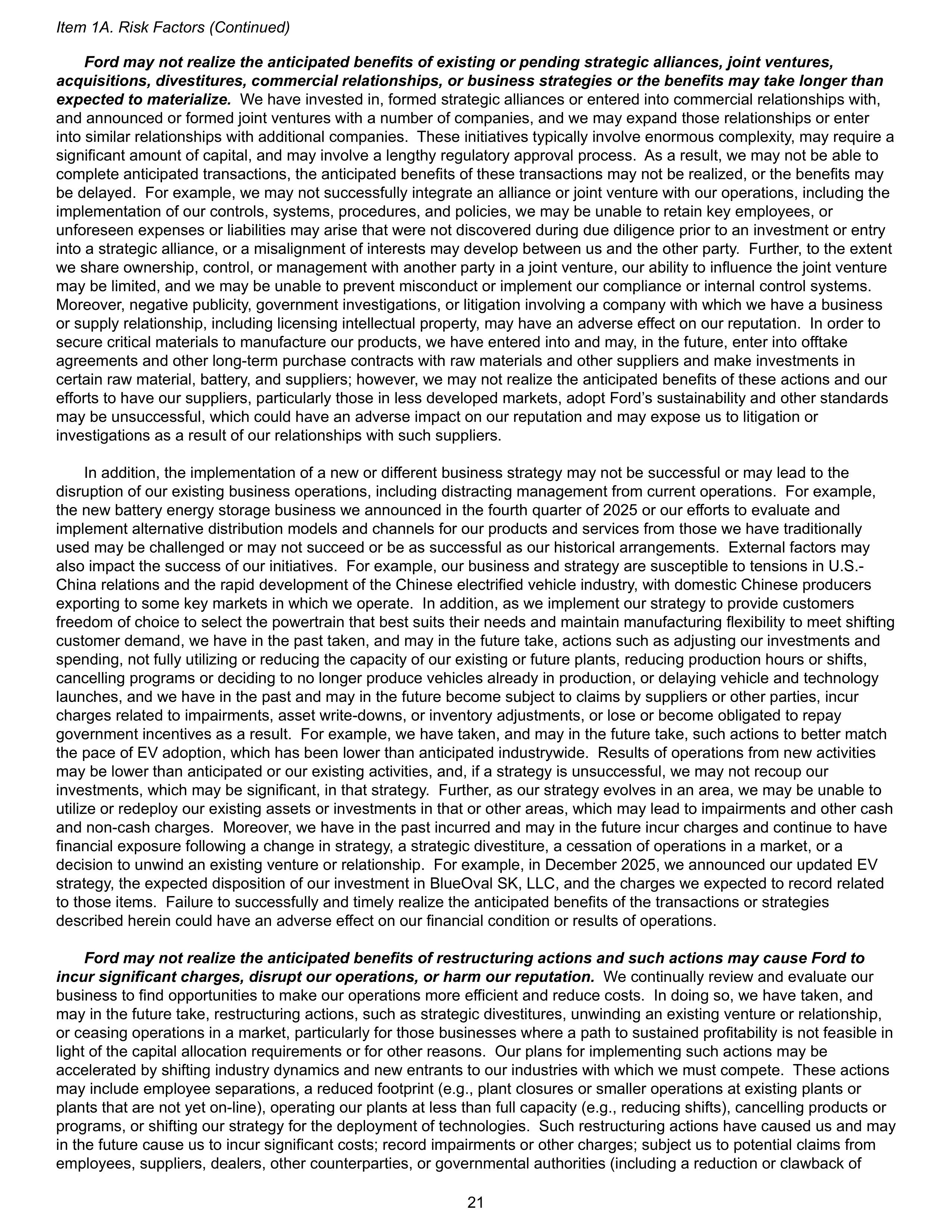 Ford Annual Report — page 27