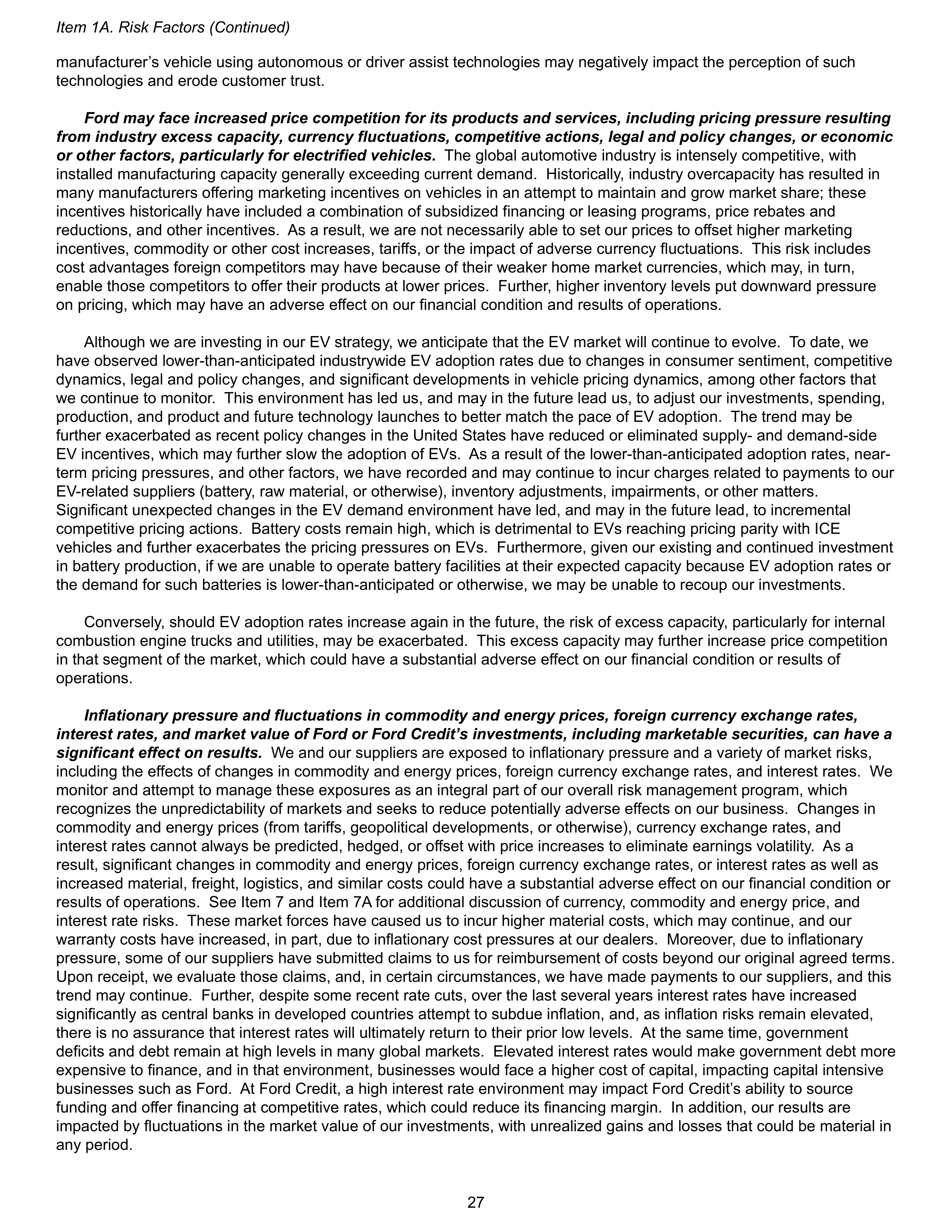 Ford Annual Report — page 33