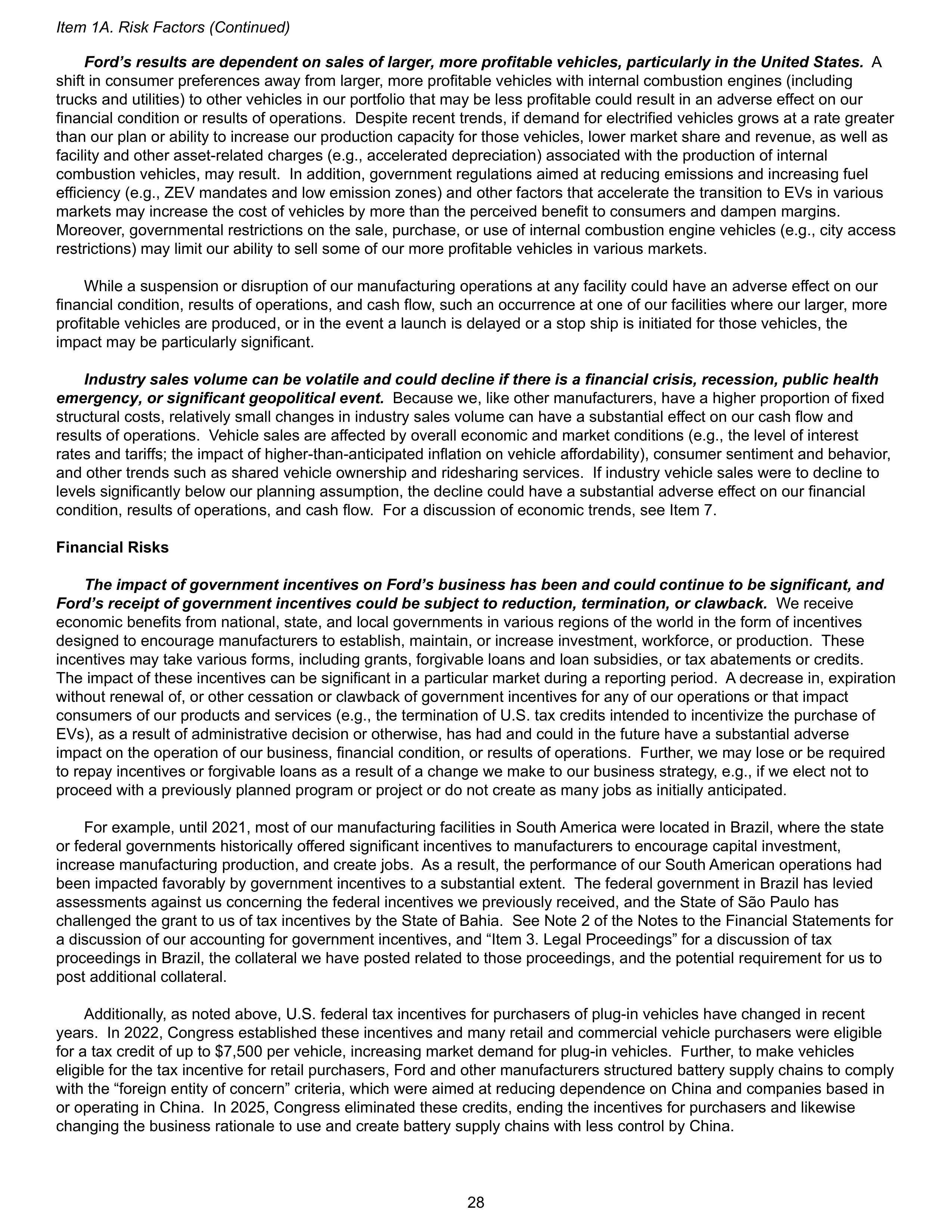 Ford Annual Report — page 34