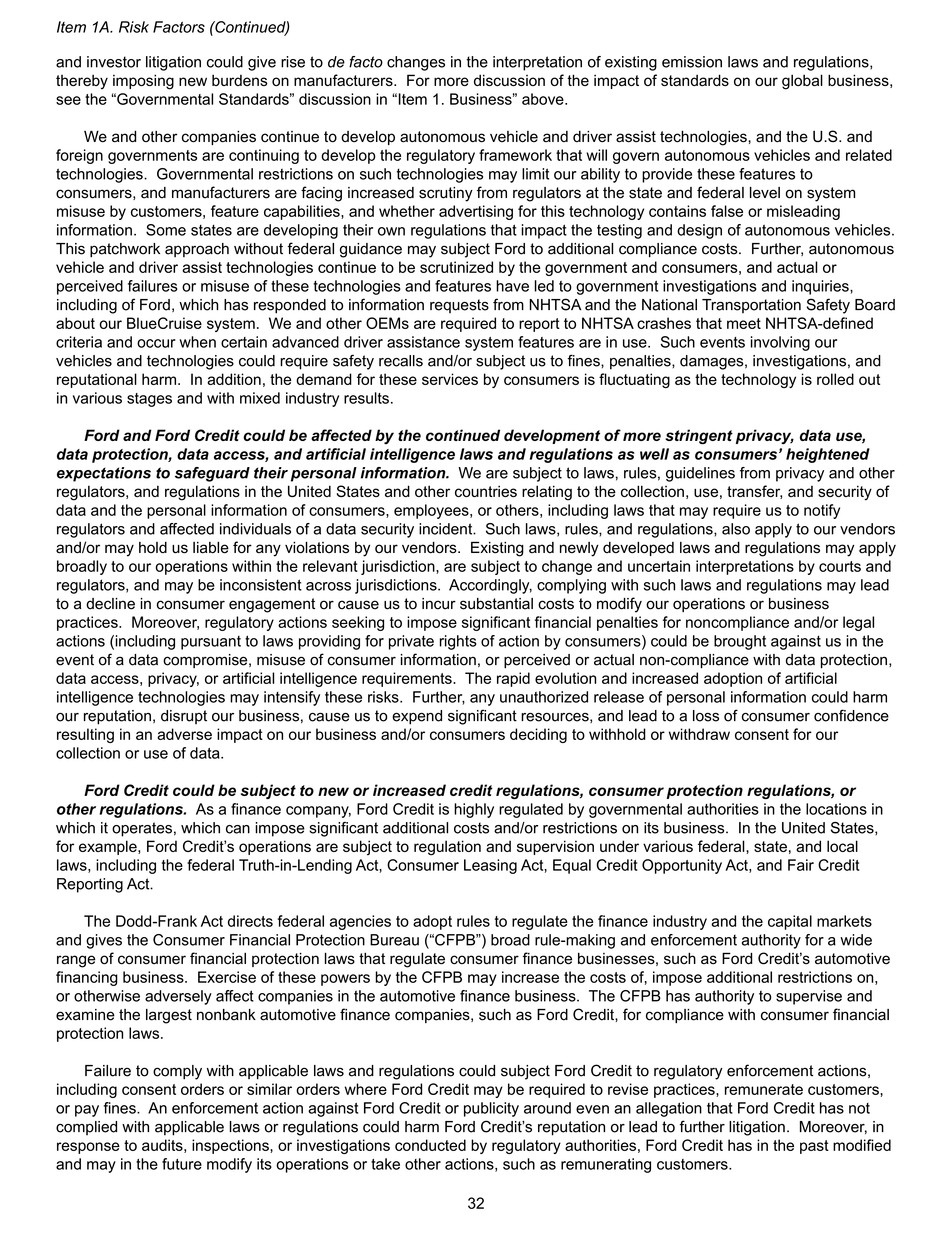 Ford Annual Report — page 38