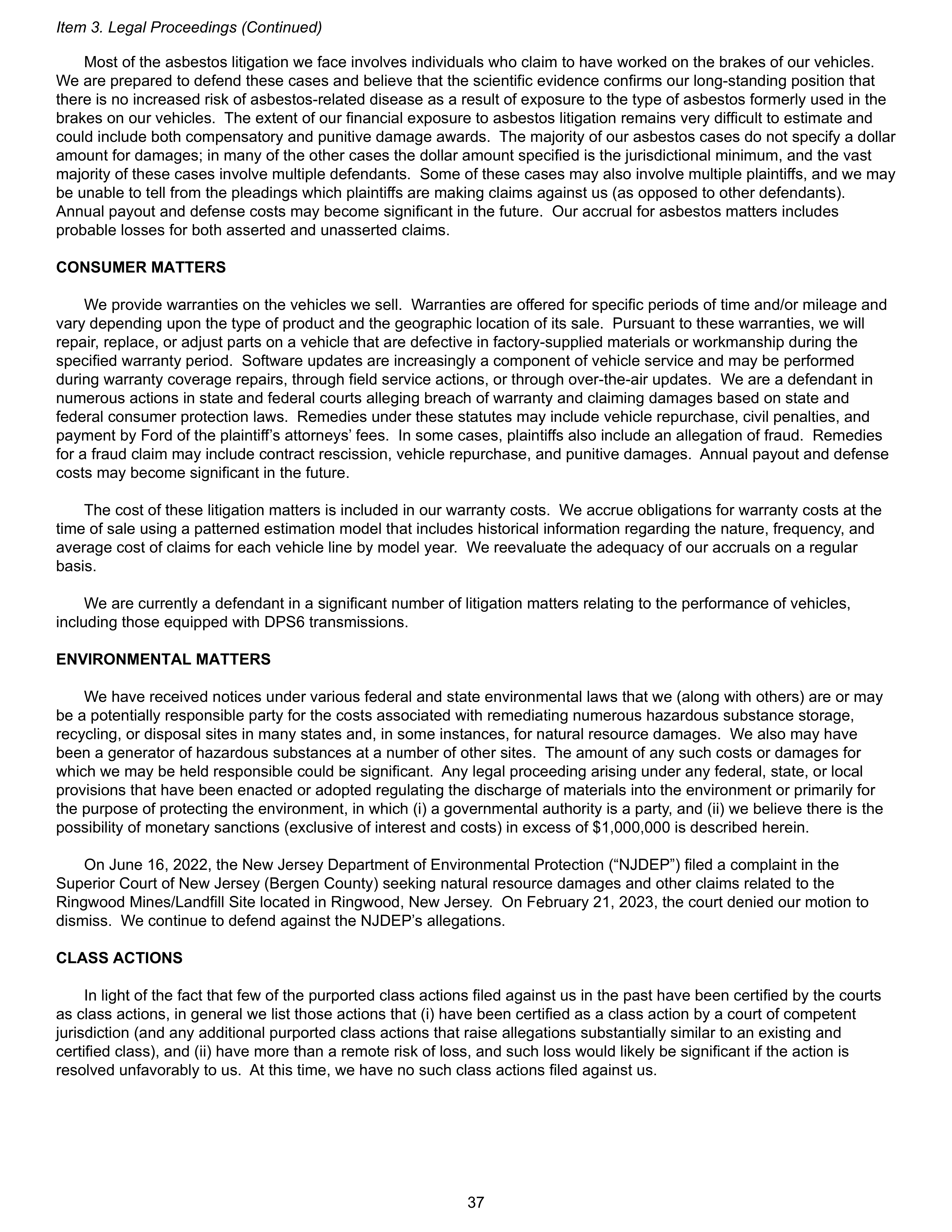 Ford Annual Report — page 43