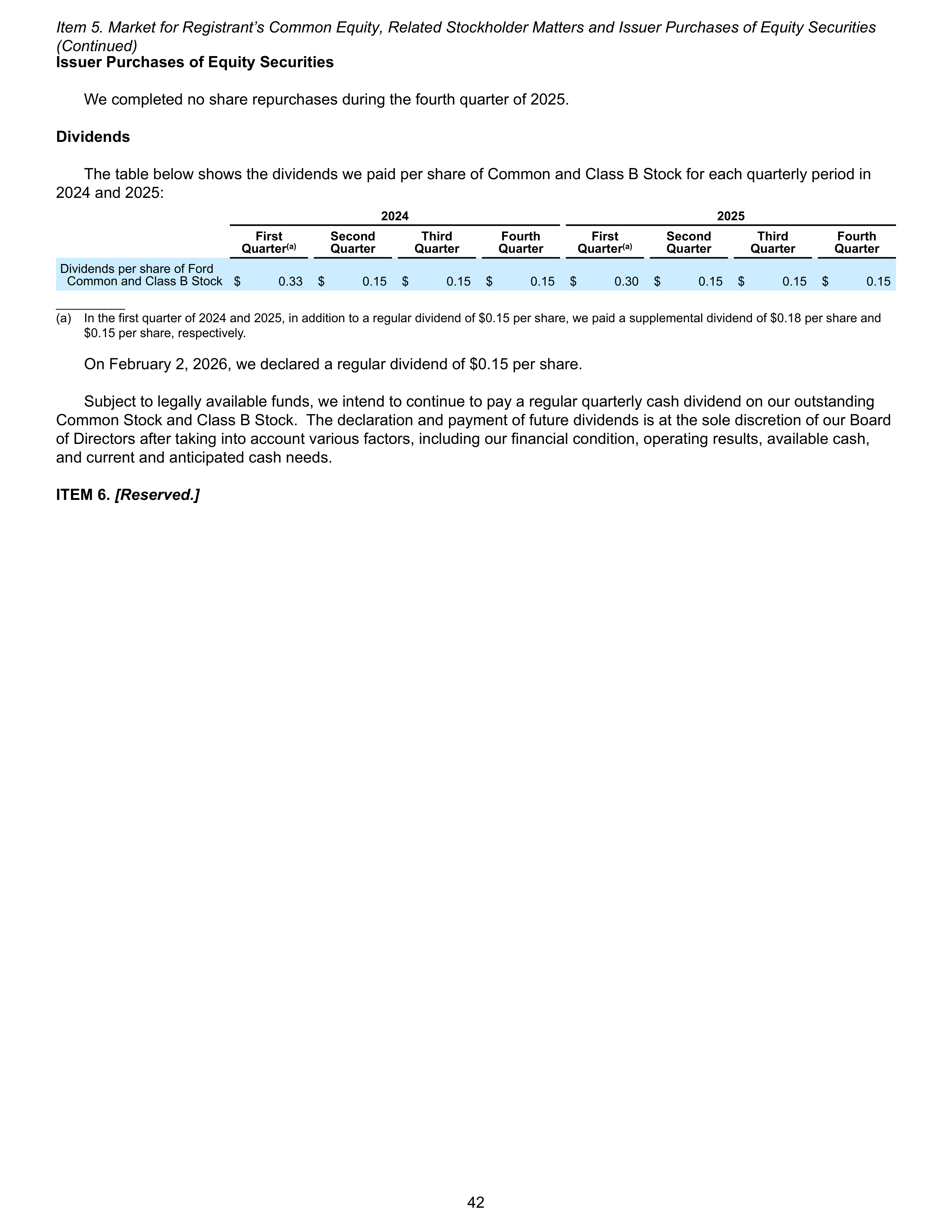 Ford Annual Report — page 48