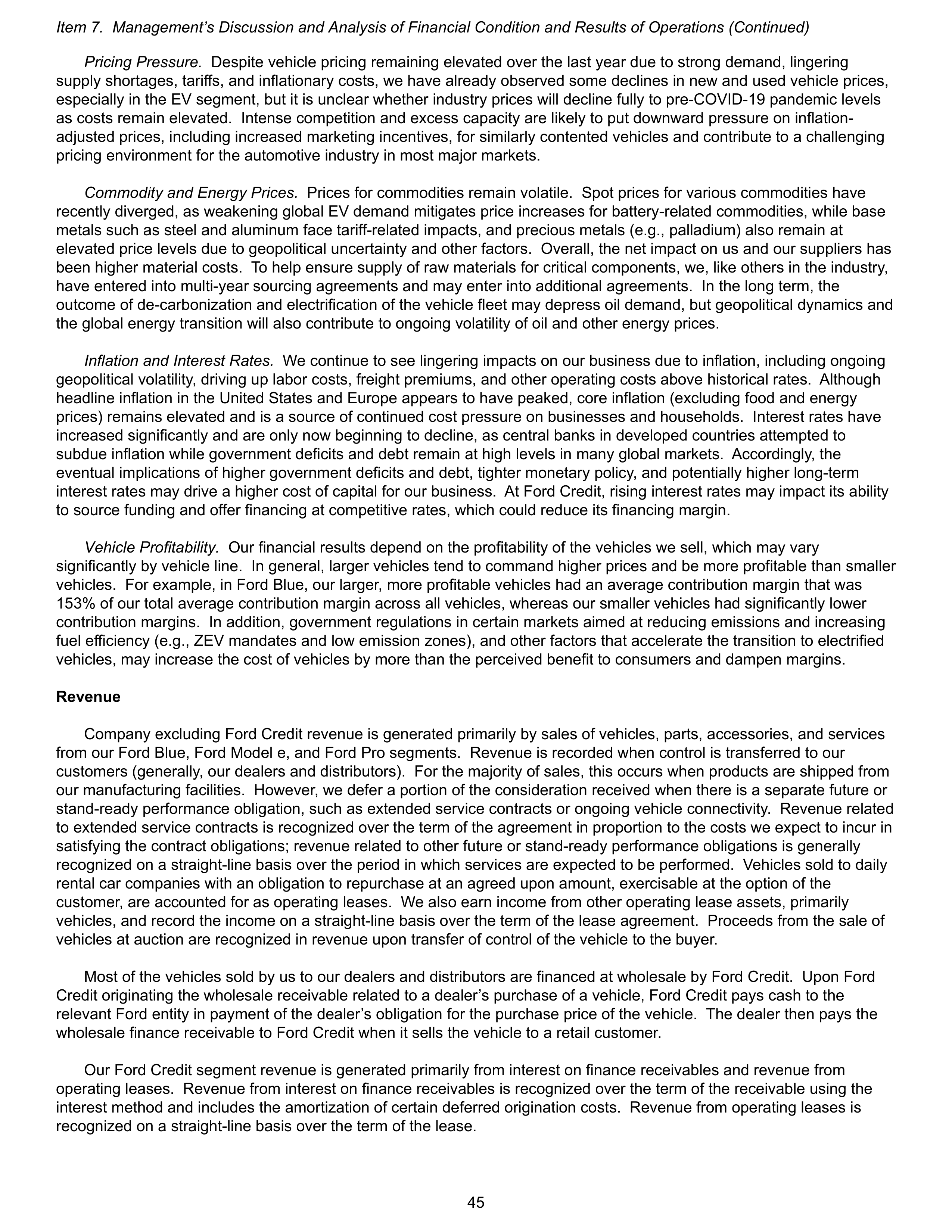 Ford Annual Report — page 51