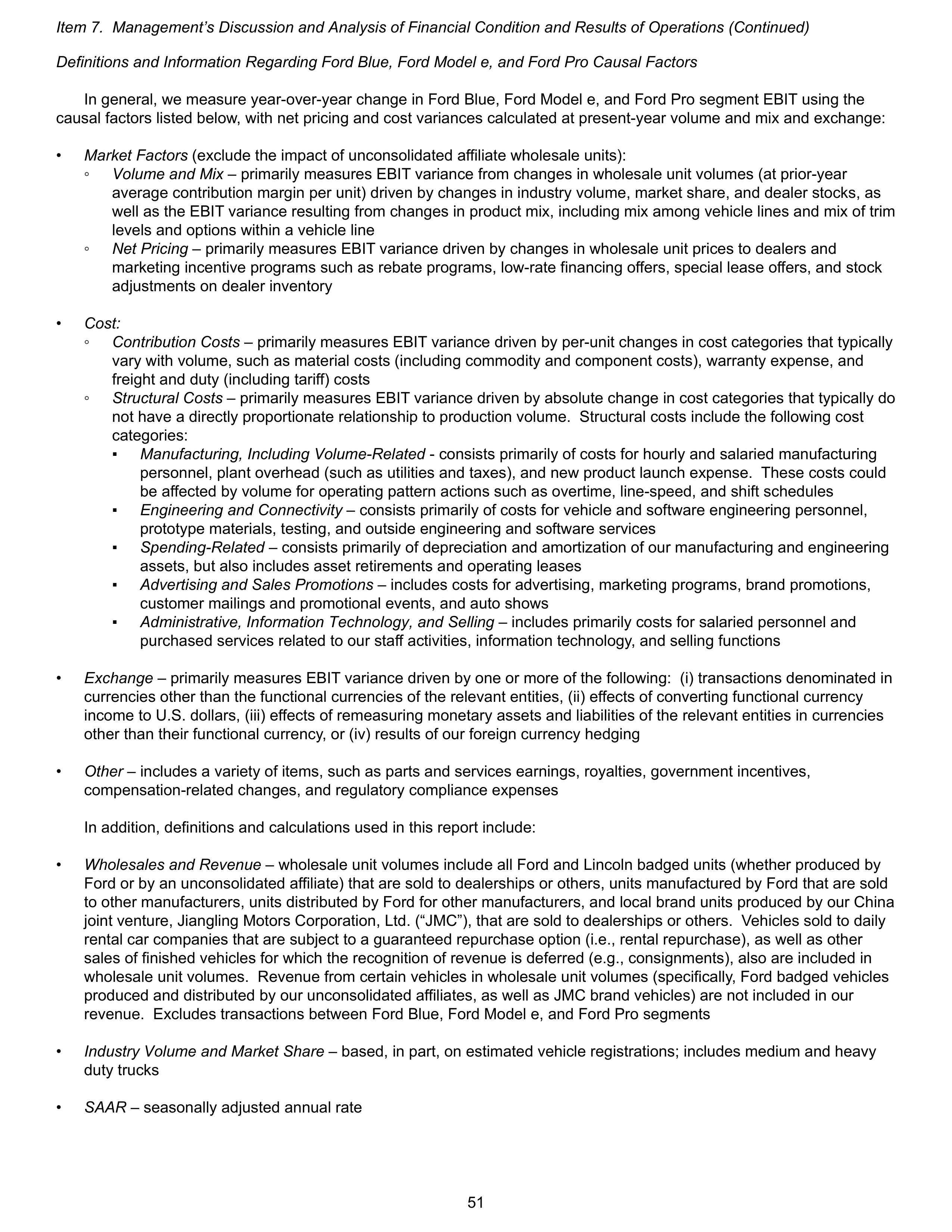 Ford Annual Report — page 57