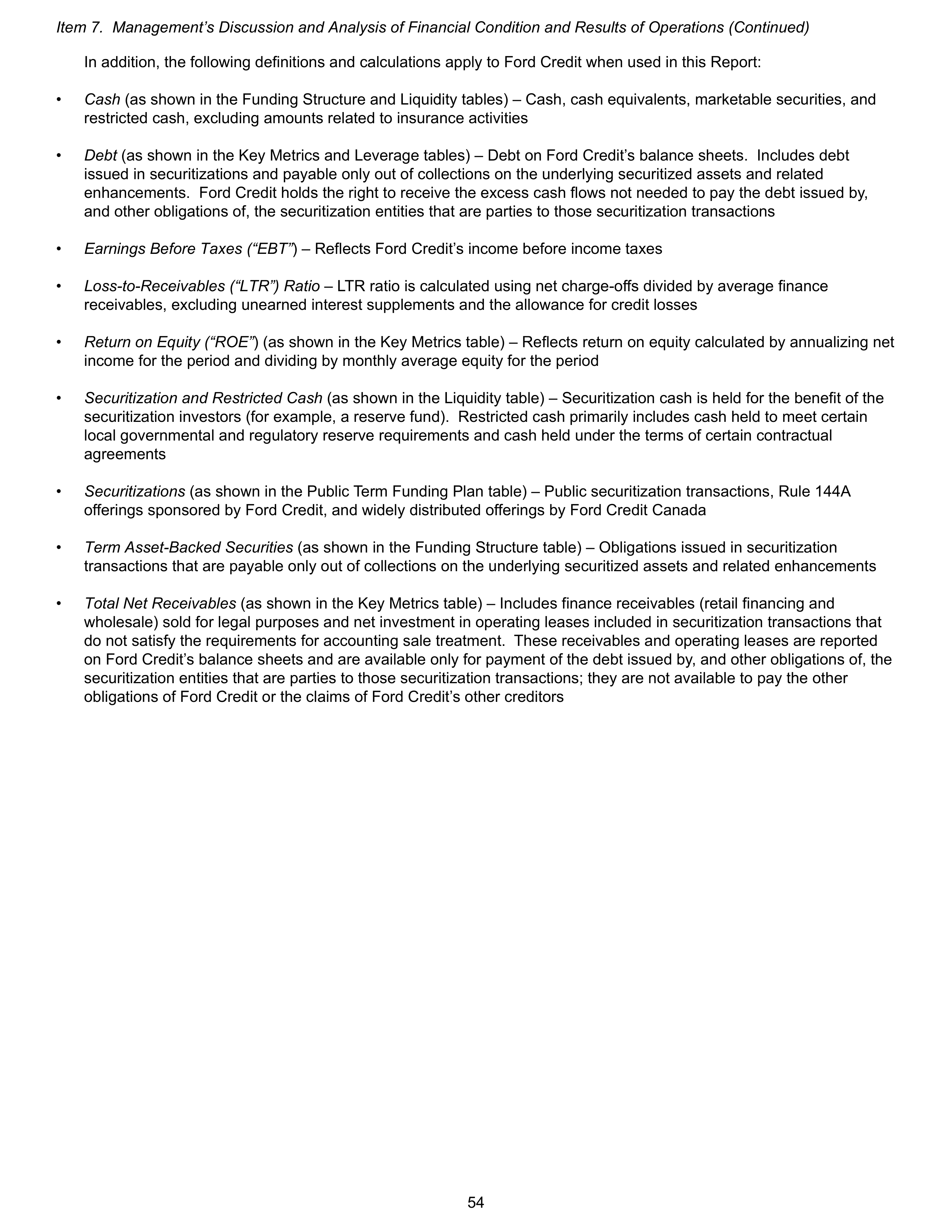 Ford Annual Report — page 60